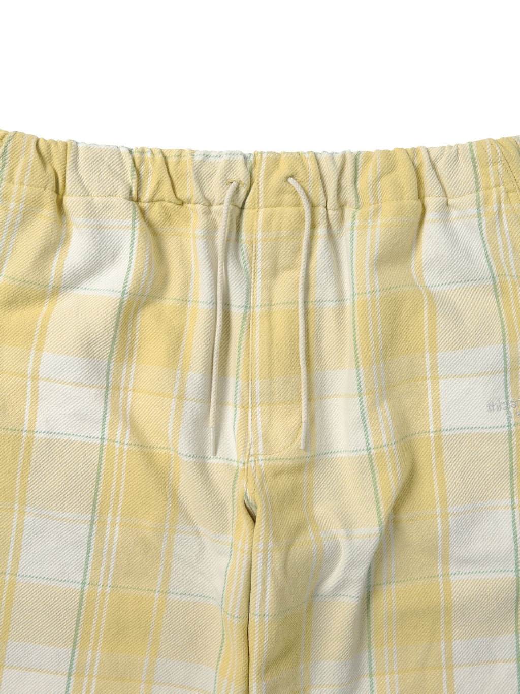 thisisneverthat - Big Plaid Flannel Pant Blue (yellow) product image 2 | TRAB K-Fashion Australia