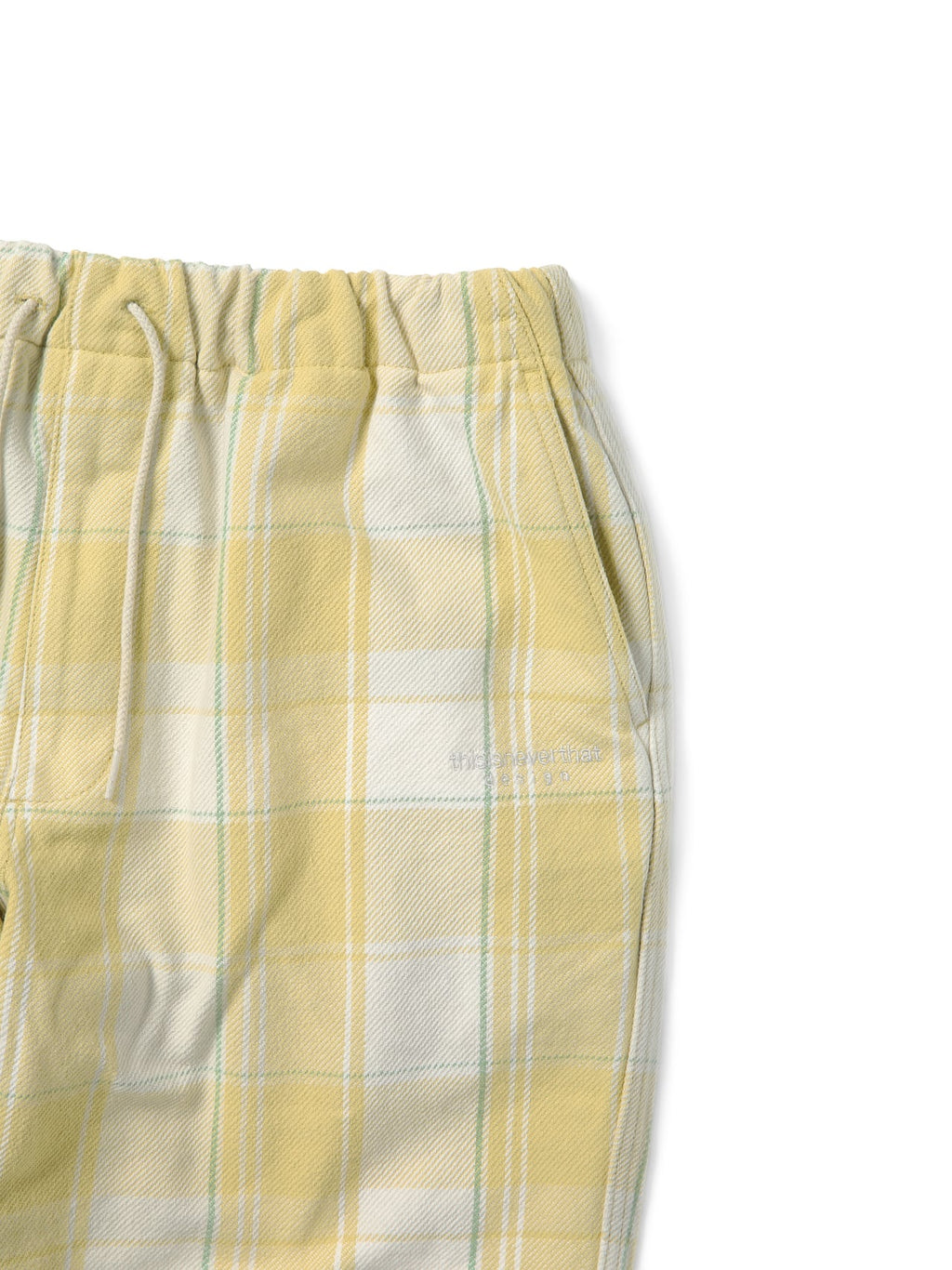 thisisneverthat - Big Plaid Flannel Pant Blue (yellow) product image 3 | TRAB K-Fashion Australia