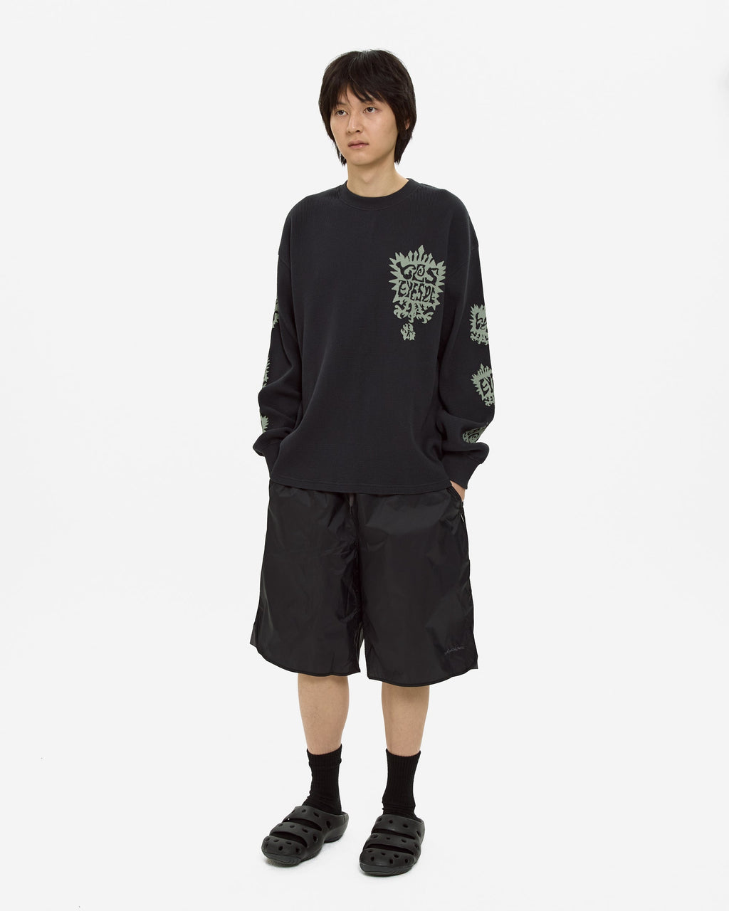 yeseyesee - Binding Sporting Shorts (Black) product image 8 | TRAB K-Fashion Australia