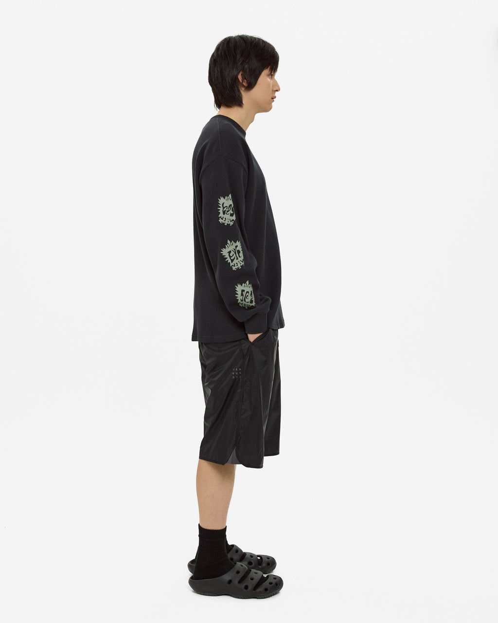 yeseyesee - Binding Sporting Shorts (Black) product image 11 | TRAB K-Fashion Australia
