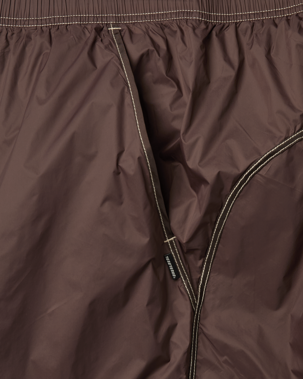 yeseyesee - Binding Sporting Shorts (Chocolate) product image 4 | TRAB K-Fashion Australia