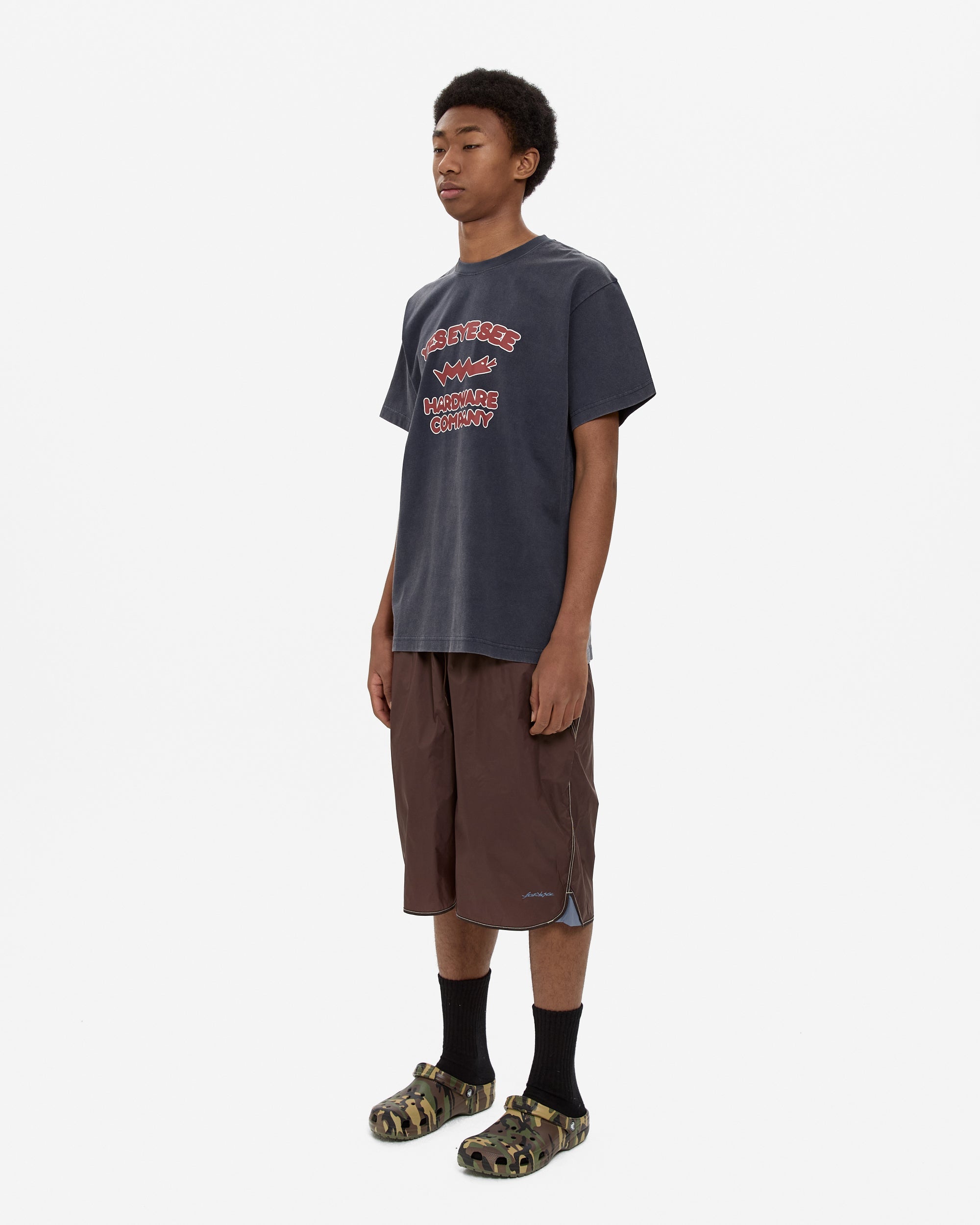 yeseyesee - Binding Sporting Shorts (Chocolate) product image 9 | TRAB K-Fashion Australia