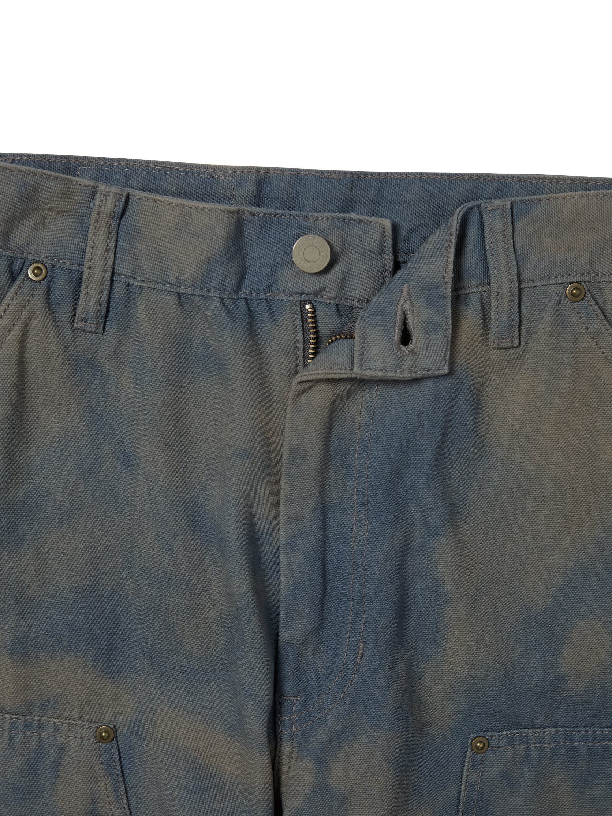 thisisneverthat - Bleached Double Knee Pant (Blue) product image 2 | TRAB K-Fashion Australia