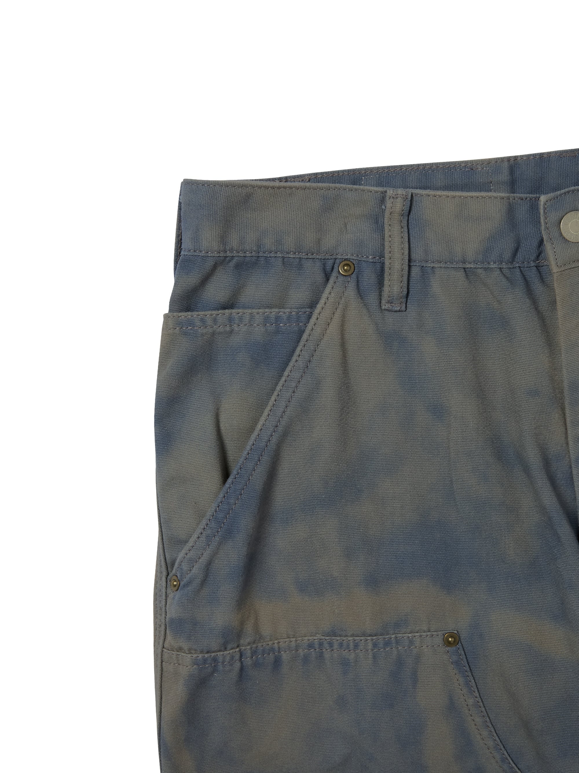 thisisneverthat - Bleached Double Knee Pant (Blue) product image 3 | TRAB K-Fashion Australia