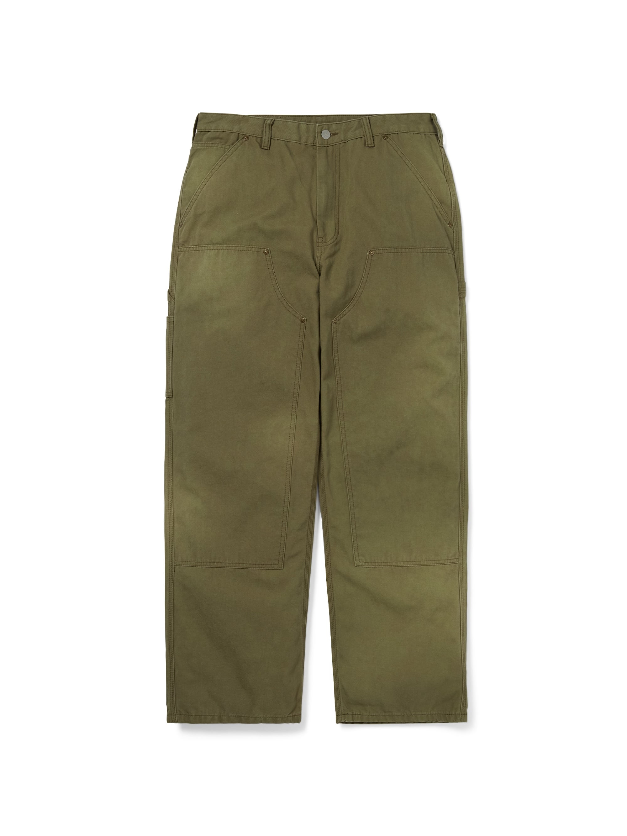 thisisneverthat - Bleached Double Knee Pant (Khaki) product image 1 | TRAB K-Fashion Australia