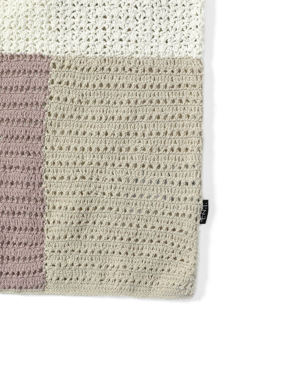 thisisneverthat - Block Crochet Knit S/S Shirt (Ivory) product image 3 | TRAB K-Fashion Australia