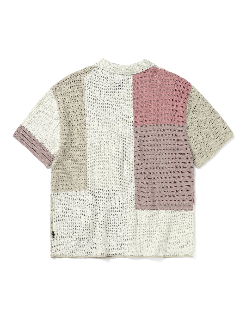 thisisneverthat - Block Crochet Knit S/S Shirt (Ivory) product image 4 | TRAB K-Fashion Australia