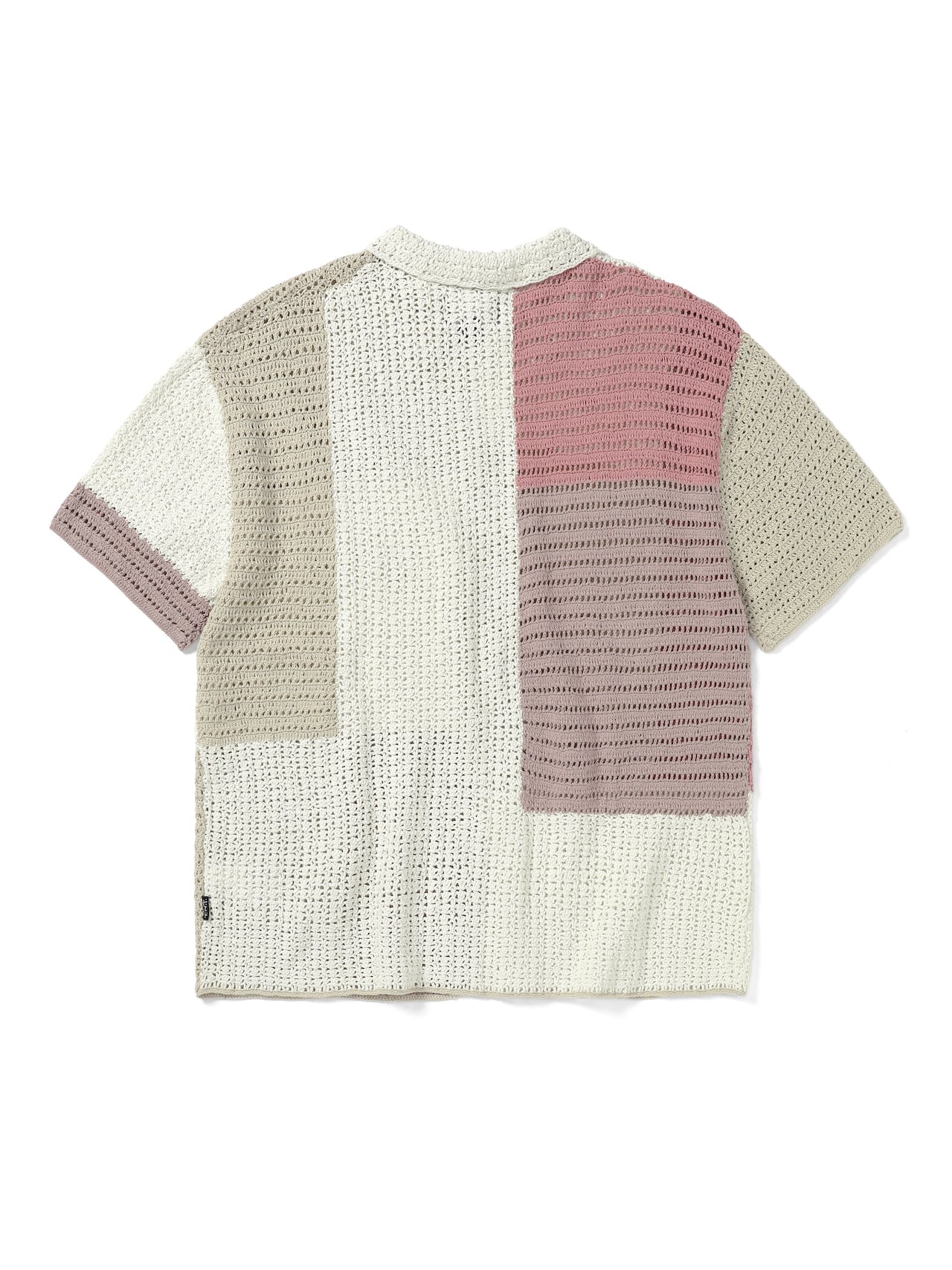 thisisneverthat - Block Crochet Knit S/S Shirt (Ivory) product image 4 | TRAB K-Fashion Australia