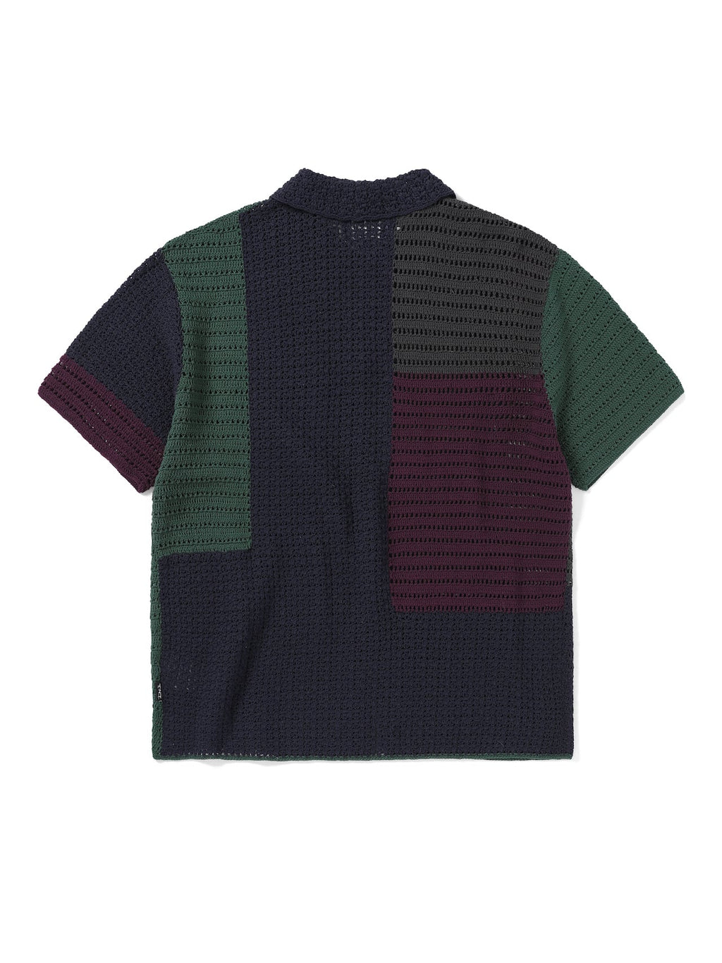 thisisneverthat - Block Crochet Knit S/S Shirt (Navy) product image 4 | TRAB K-Fashion Australia