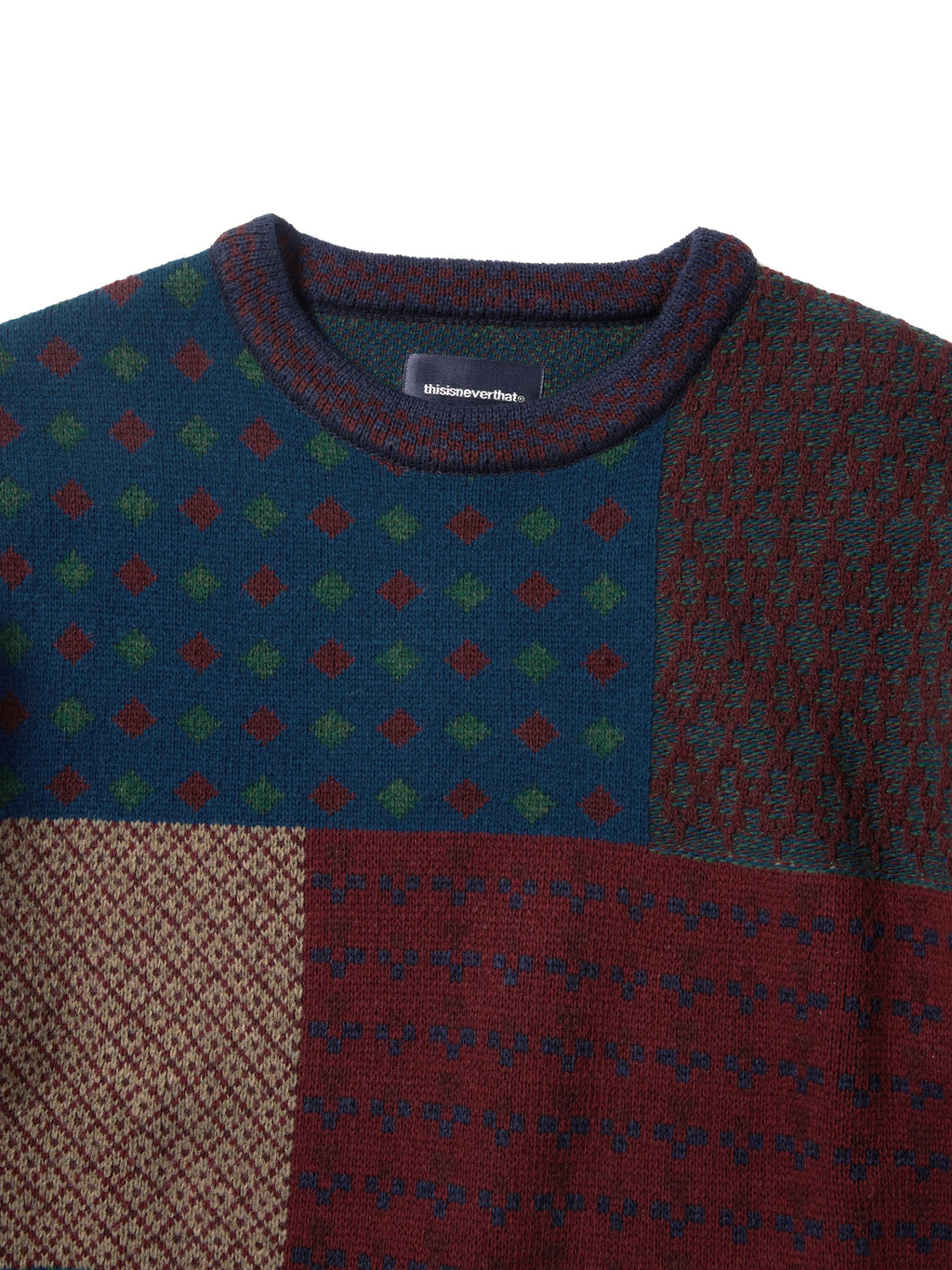 thisisneverthat - Block Knit L/S Top (Multi) product image 2 | TRAB K-Fashion Australia