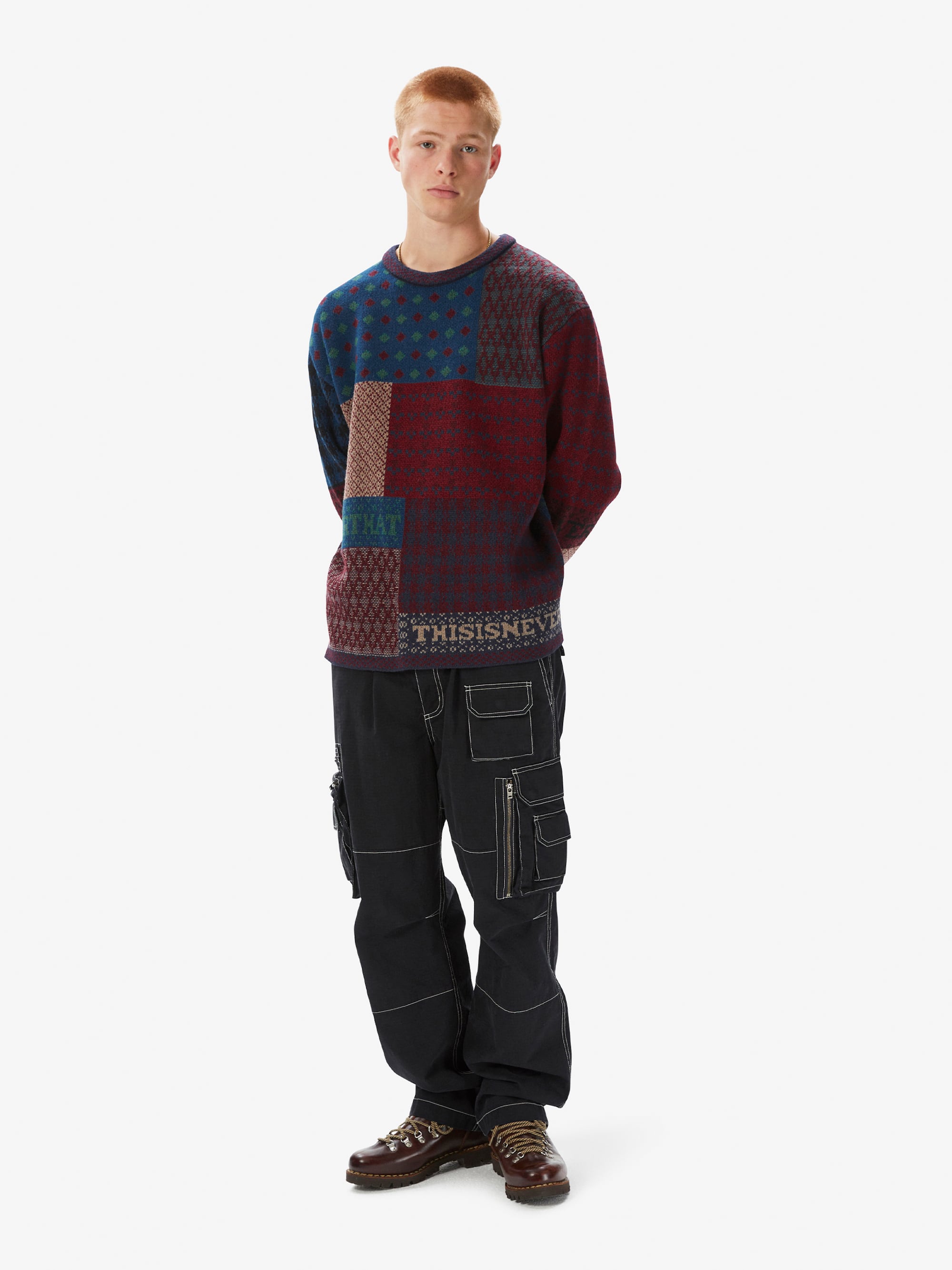 thisisneverthat - Block Knit L/S Top (Multi) product image 6 | TRAB K-Fashion Australia