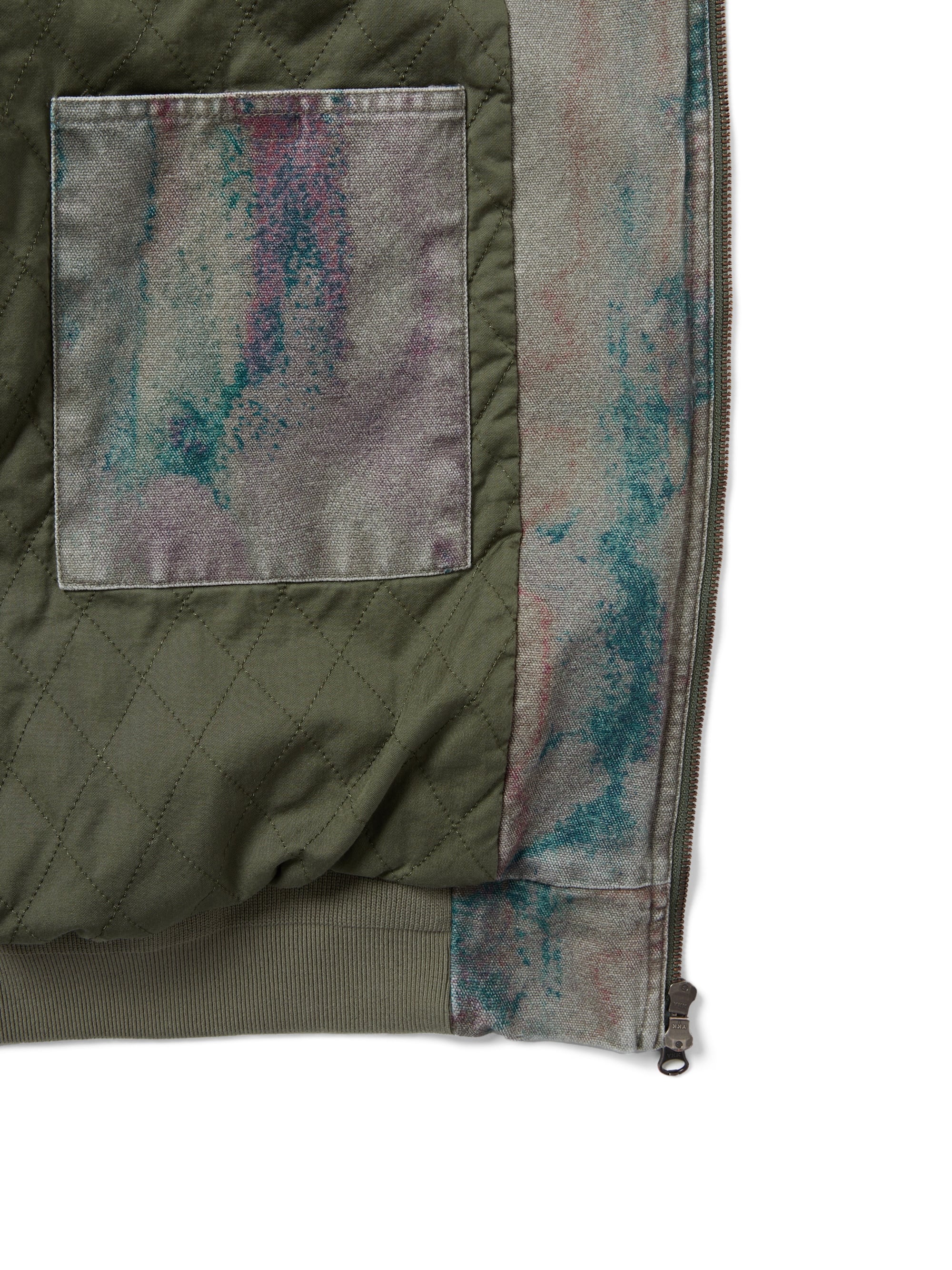 thisisneverthat - Blurred Hooded Jacket (olive) product image 3 | TRAB K-Fashion Australia