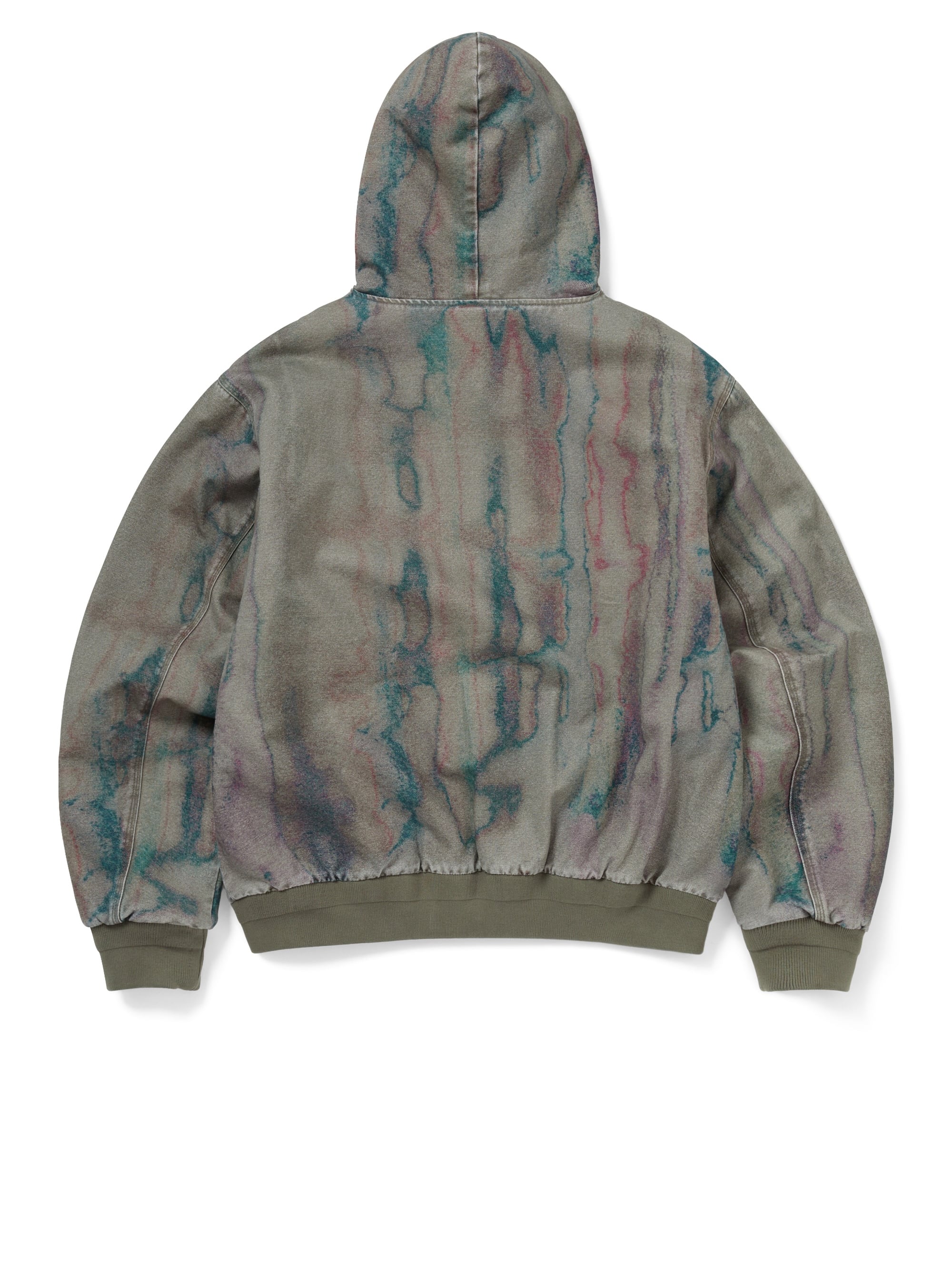 thisisneverthat - Blurred Hooded Jacket (olive) product image 4 | TRAB K-Fashion Australia