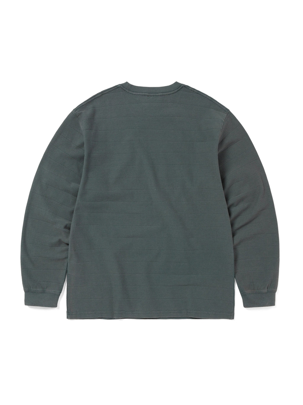 thisisneverthat - Border Jacquard L/S Tee (Green) product image 3 | TRAB K-Fashion Australia