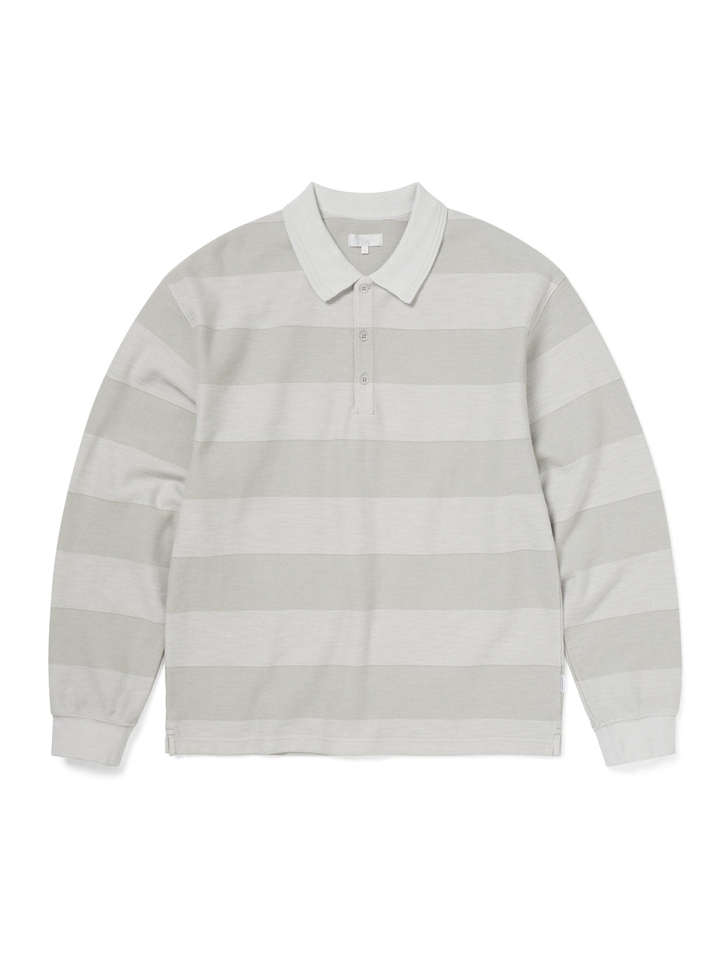 thisisneverthat - Border Jacquard Rugby Top (Natural) product image 1 | TRAB K-Fashion Australia