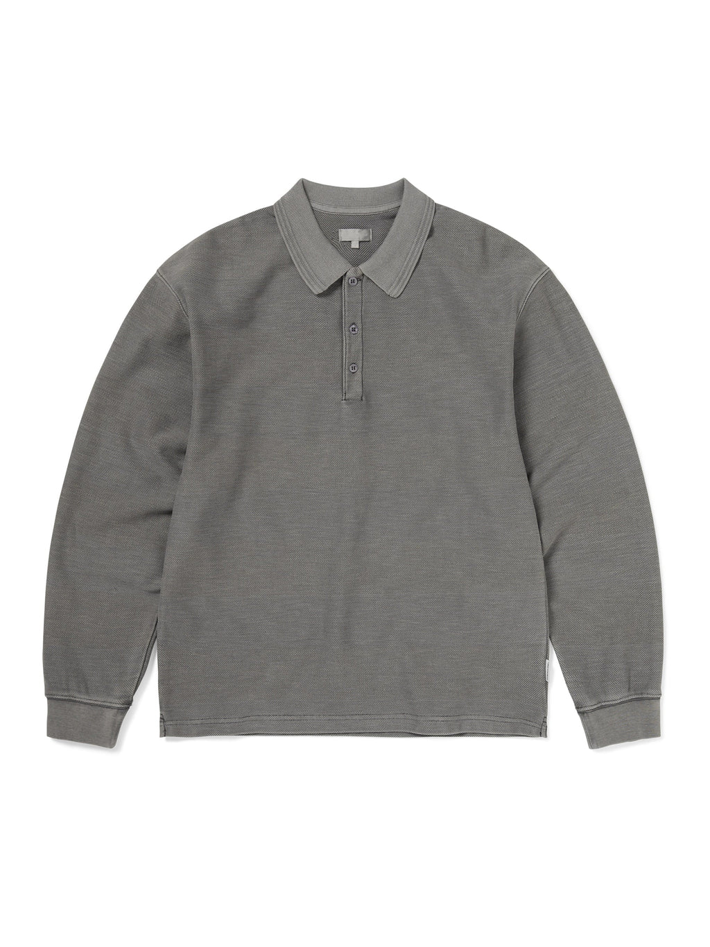 thisisneverthat - Border Jacquard Rugby Top (Shadow Grey) product image 1 | TRAB K-Fashion Australia