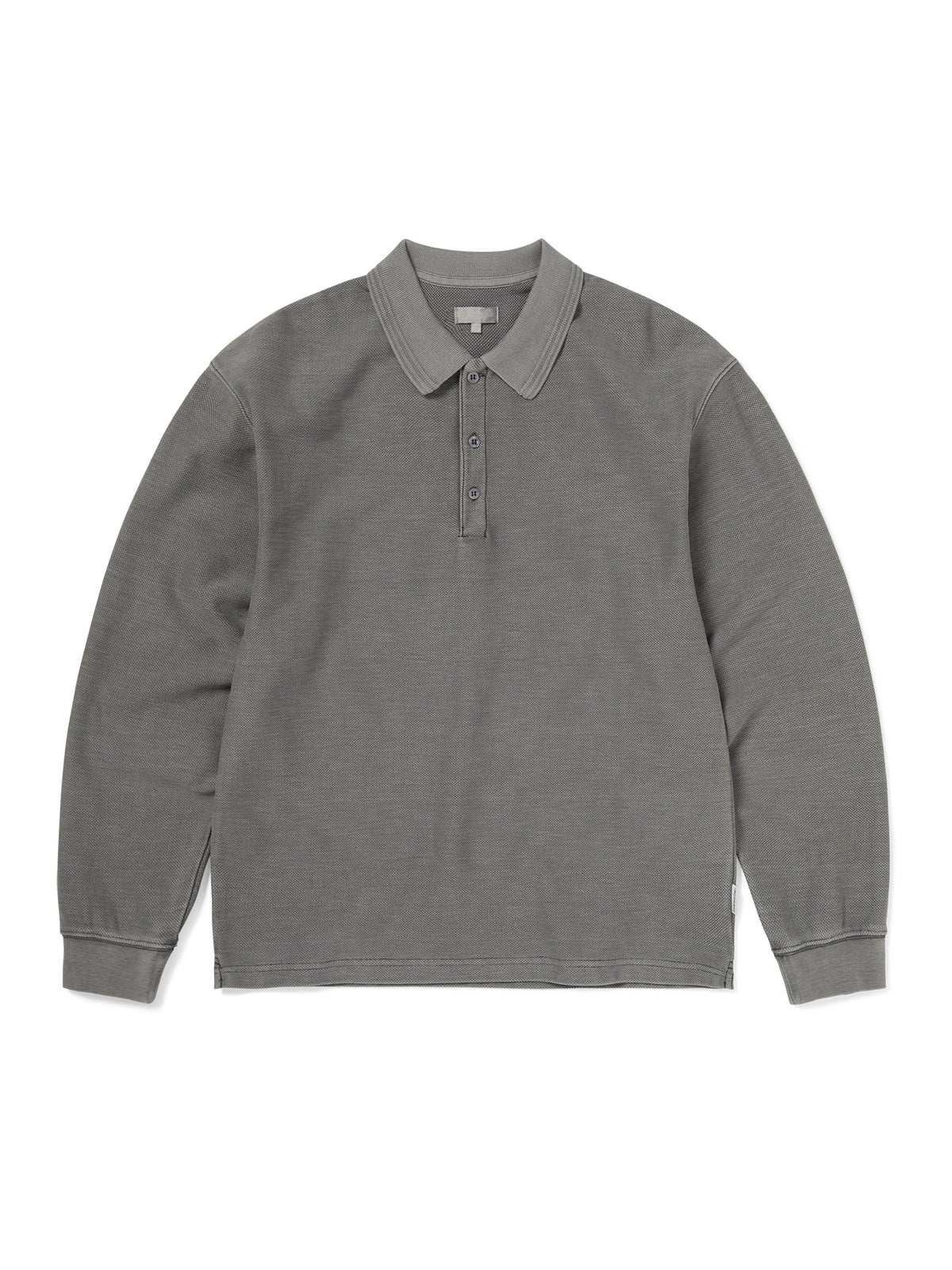thisisneverthat - Border Jacquard Rugby Top (Shadow Grey) product image 1 | TRAB K-Fashion Australia