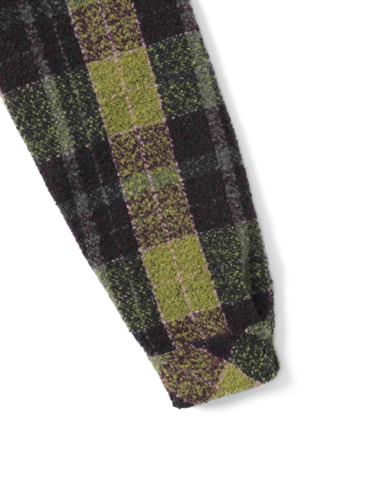 thisisneverthat - Boucle Check shirt (Olive) product image 4 | TRAB K-Fashion Australia