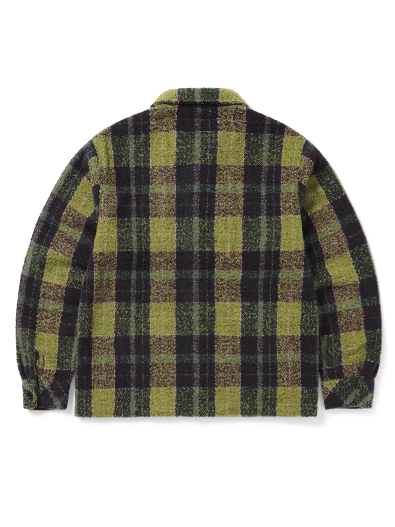 thisisneverthat - Boucle Check shirt (Olive) product image 5 | TRAB K-Fashion Australia
