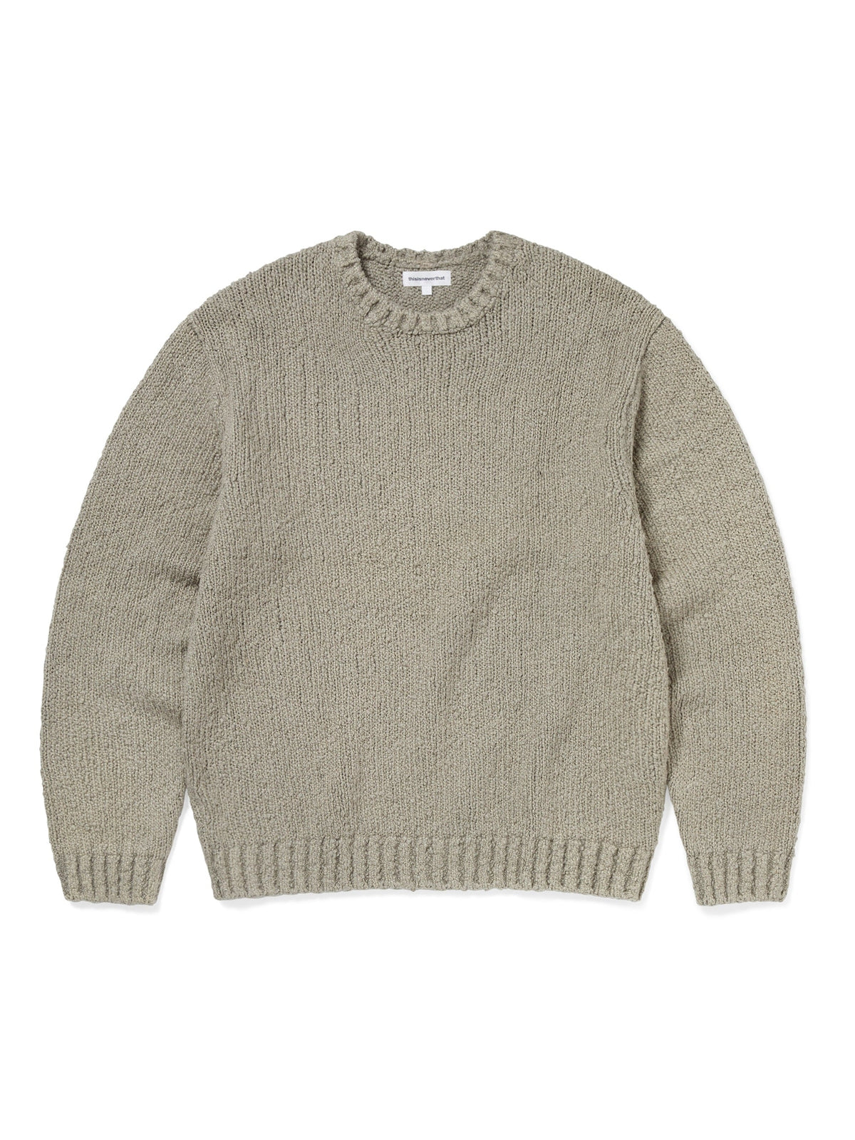 thisisneverthat - Boucle Sweater (Grey) product image 1 | TRAB K-Fashion Australia