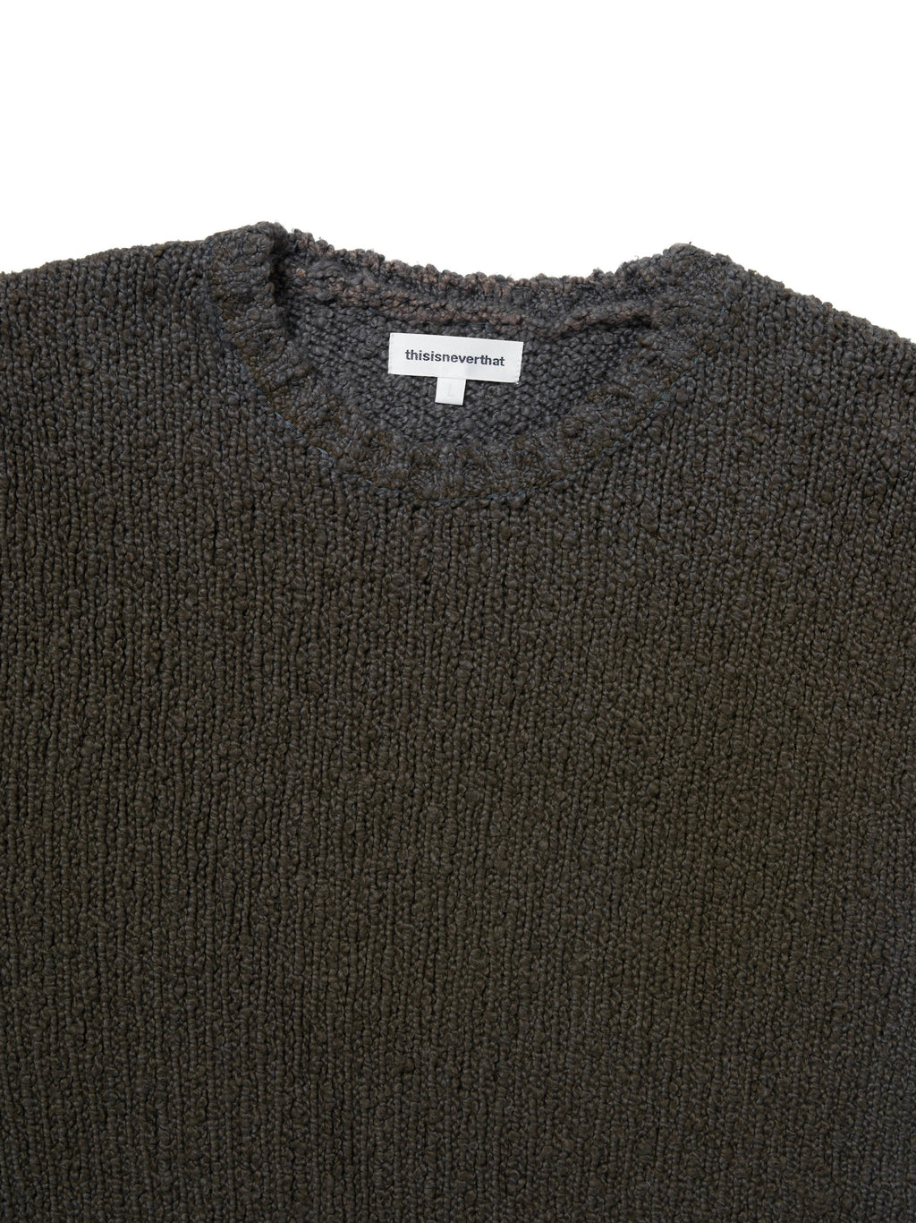 thisisneverthat - Boucle Sweater (Navy) product image 2 | TRAB K-Fashion Australia