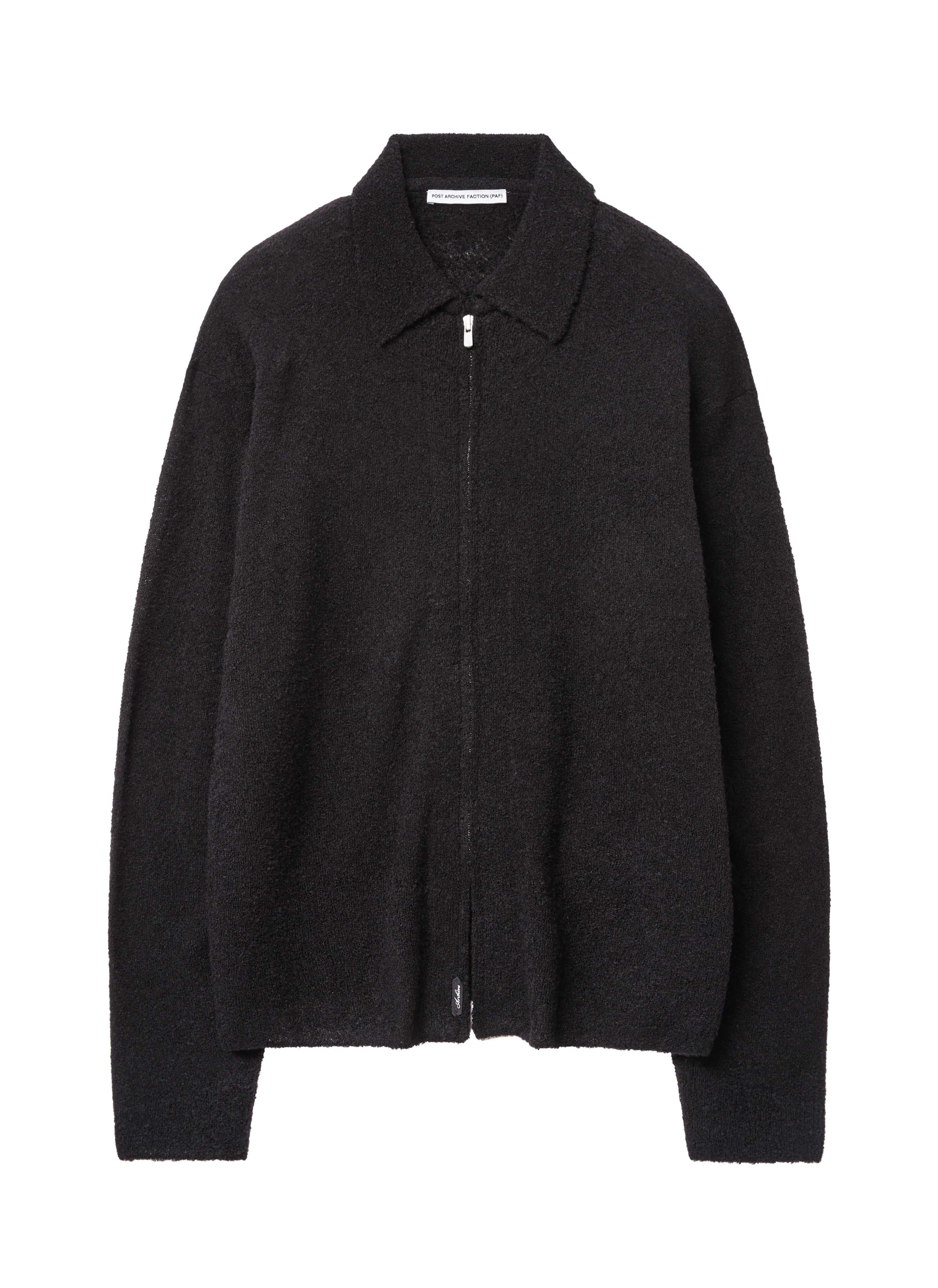Post Archive Faction - Boucle Zip Shirt (Black) product image 1 | TRAB K-Fashion Australia