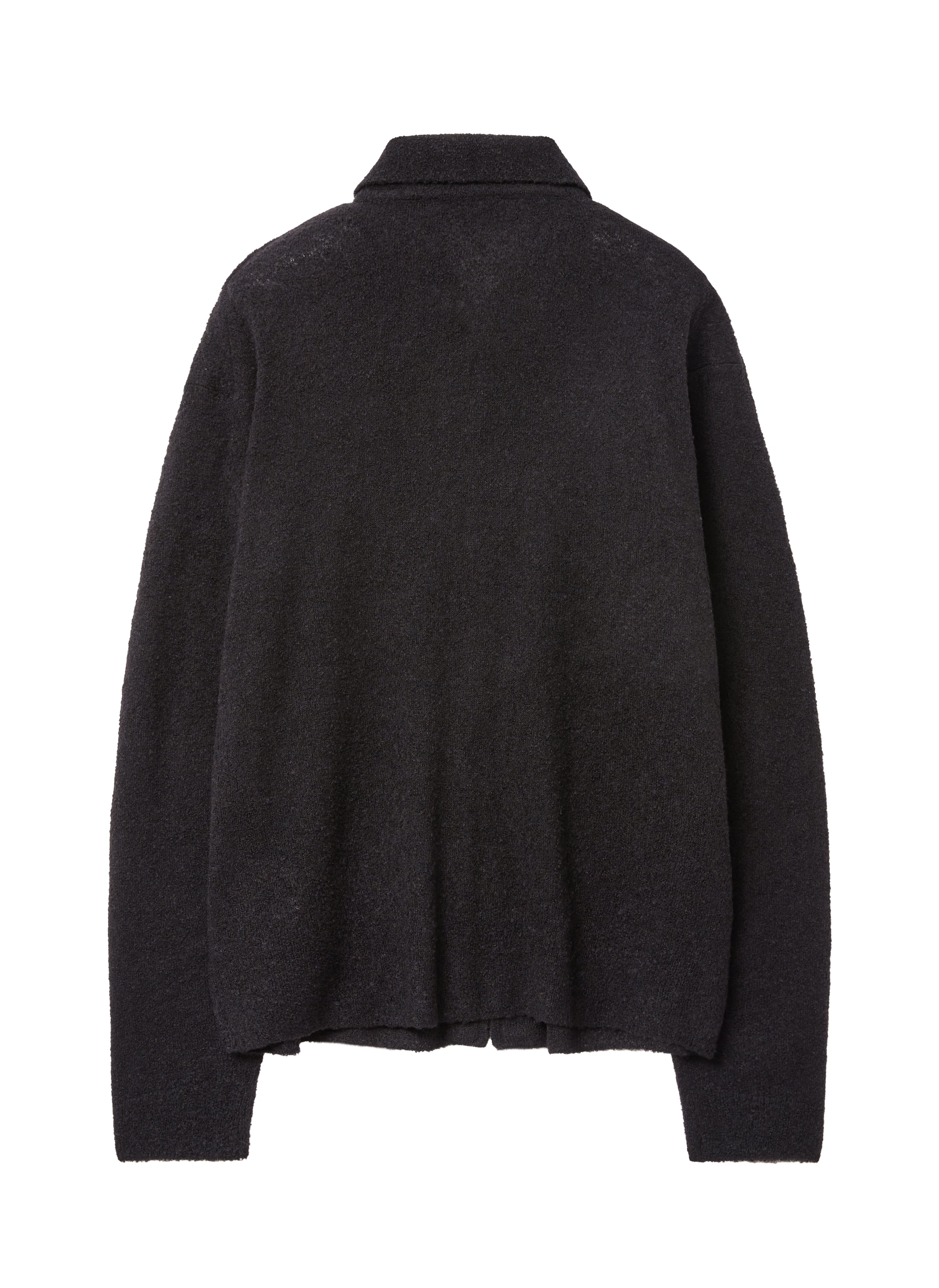 Post Archive Faction - Boucle Zip Shirt (Black) product image 2 | TRAB K-Fashion Australia