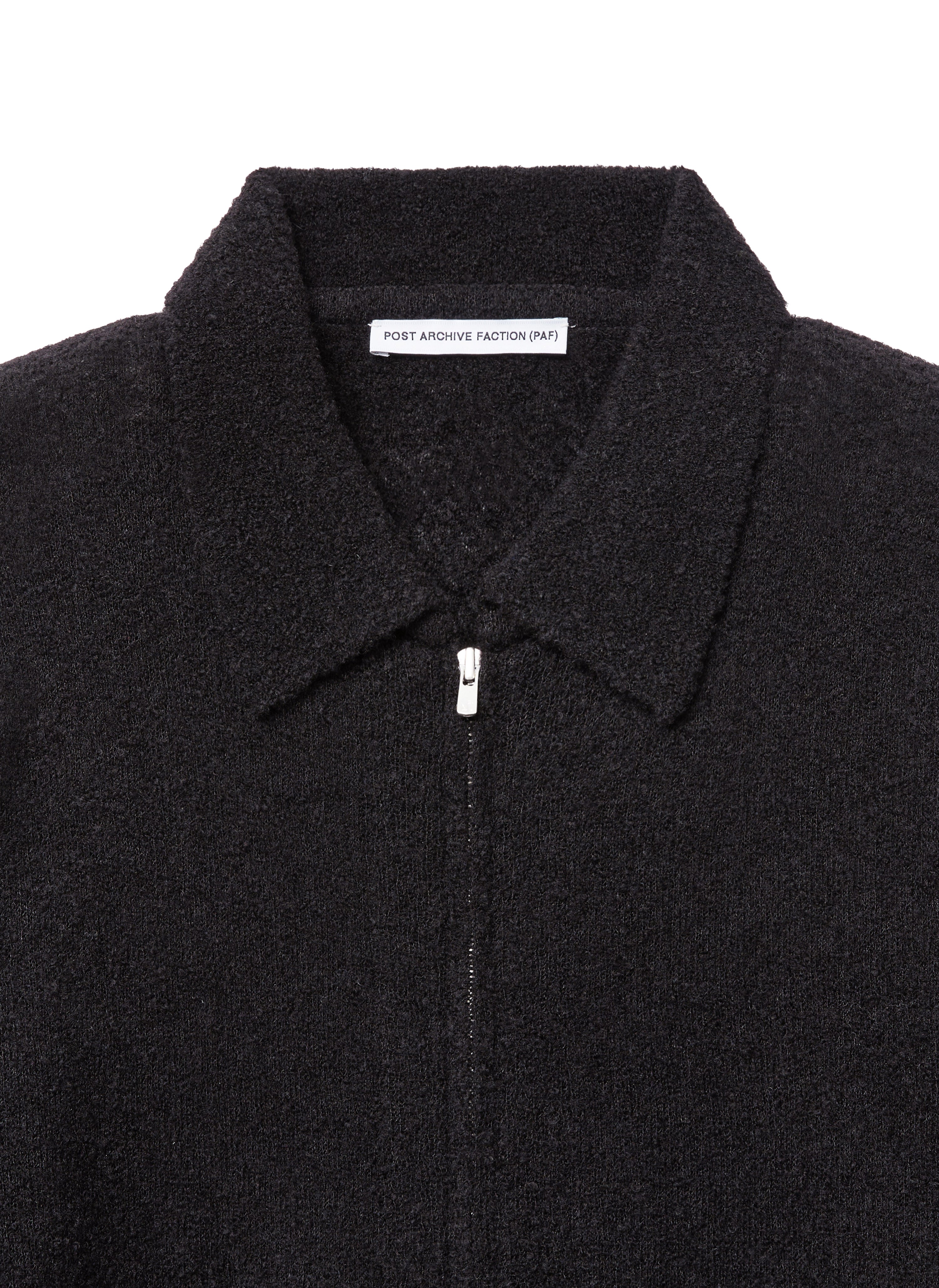 Post Archive Faction - Boucle Zip Shirt (Black) product image 3 | TRAB K-Fashion Australia
