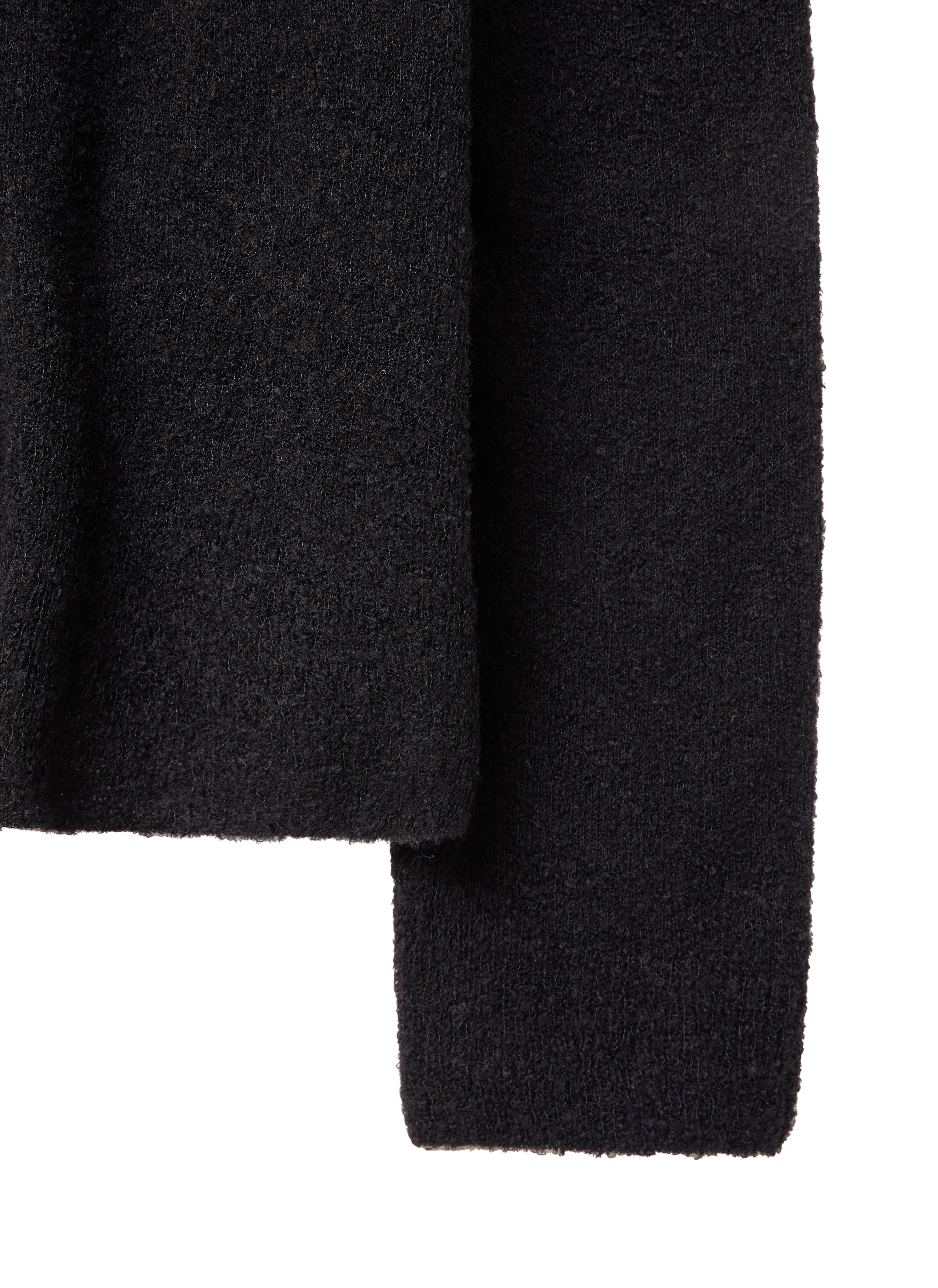 Post Archive Faction - Boucle Zip Shirt (Black) product image 4 | TRAB K-Fashion Australia