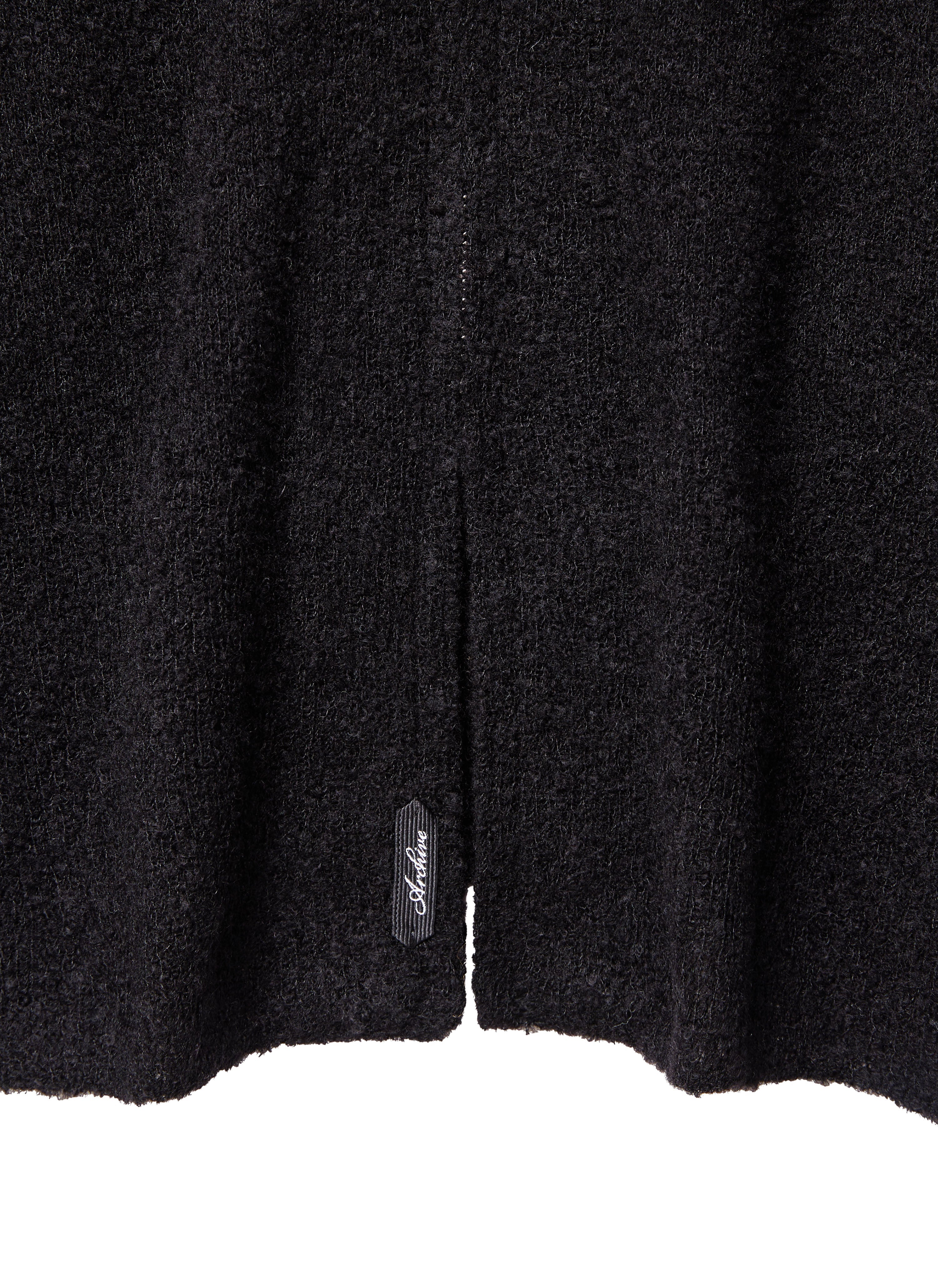 Post Archive Faction - Boucle Zip Shirt (Black) product image 5 | TRAB K-Fashion Australia