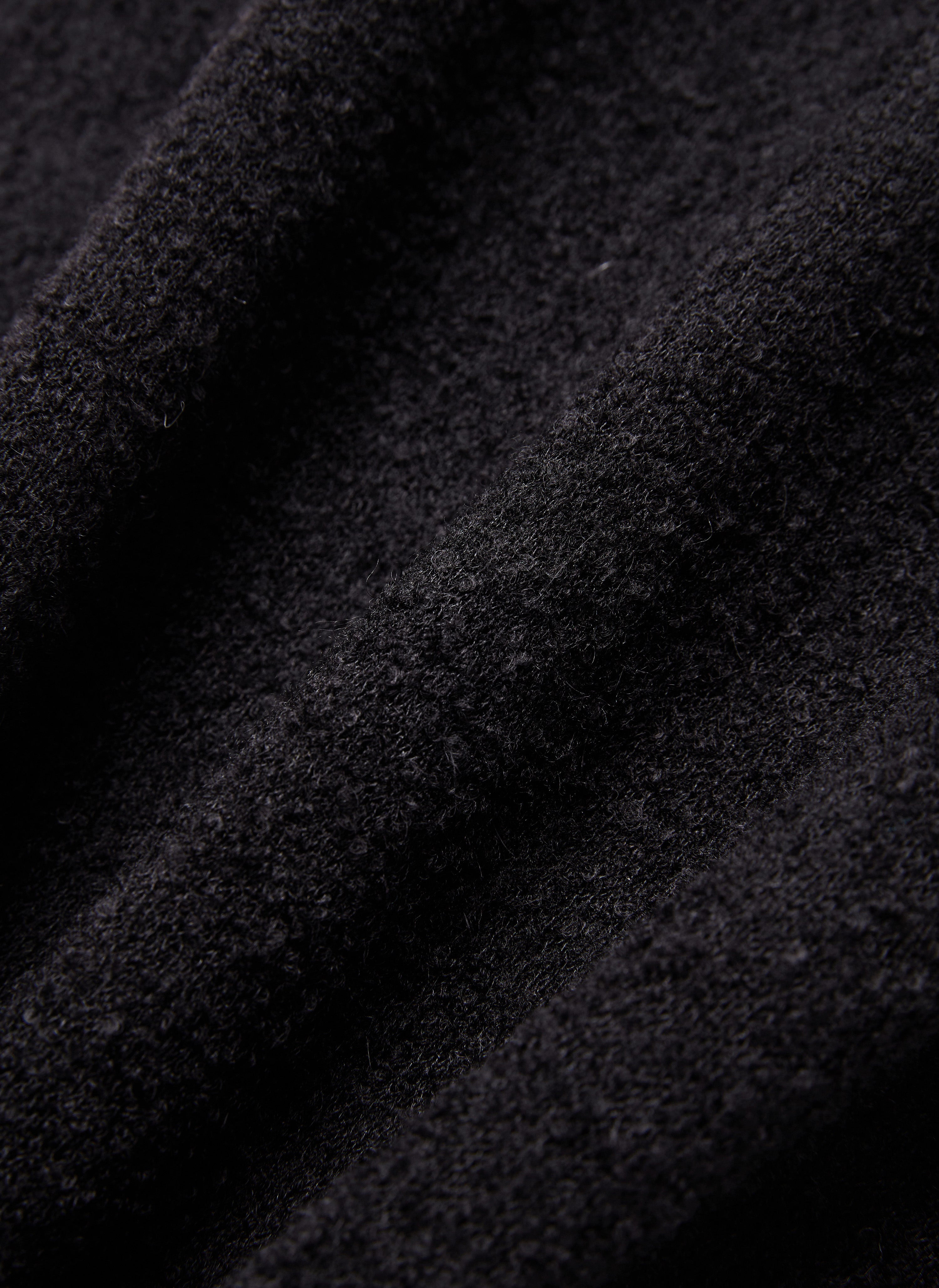 Post Archive Faction - Boucle Zip Shirt (Black) product image 6 | TRAB K-Fashion Australia