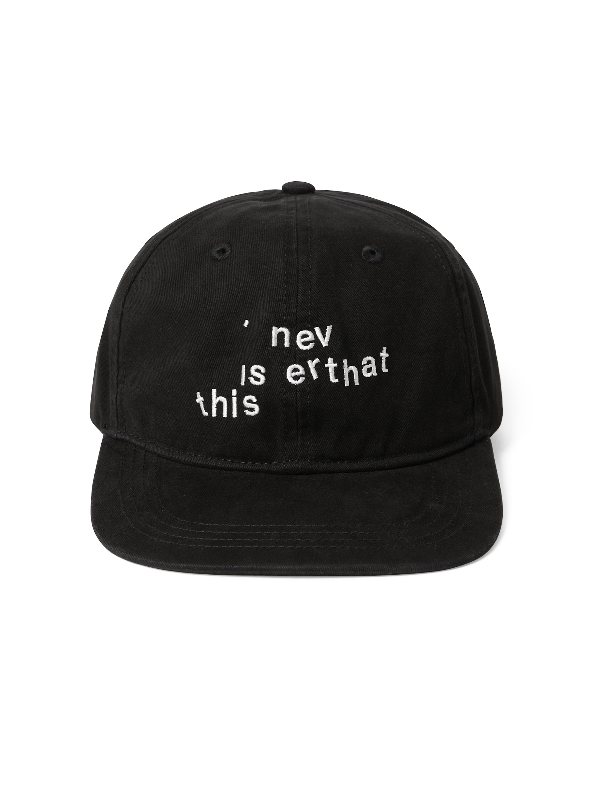 thisisneverthat - Broken Logo Cap (Black) product image 2 | TRAB K-Fashion Australia