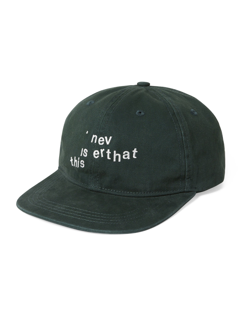thisisneverthat - Broken Logo Cap (Green) product image 1 | TRAB K-Fashion Australia