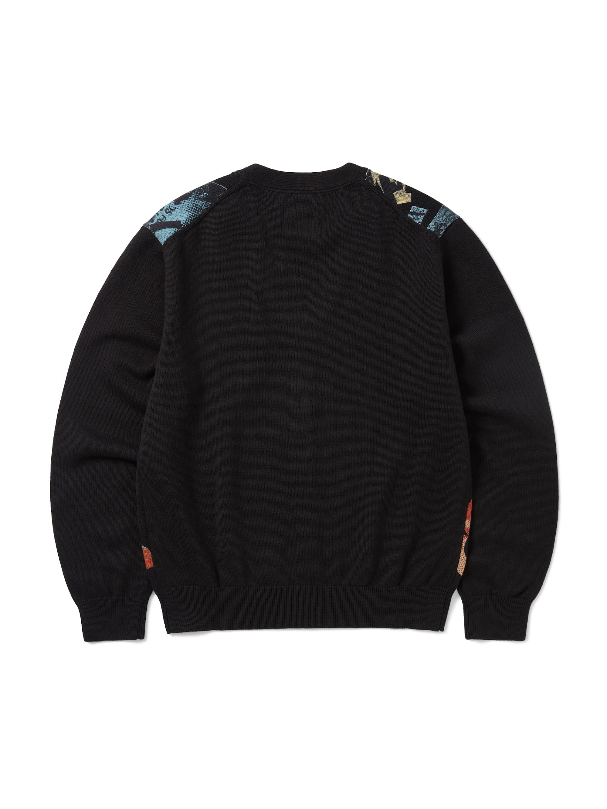 thisisneverthat - Broken Logo Cardigan (Black) product image 4 | TRAB K-Fashion Australia