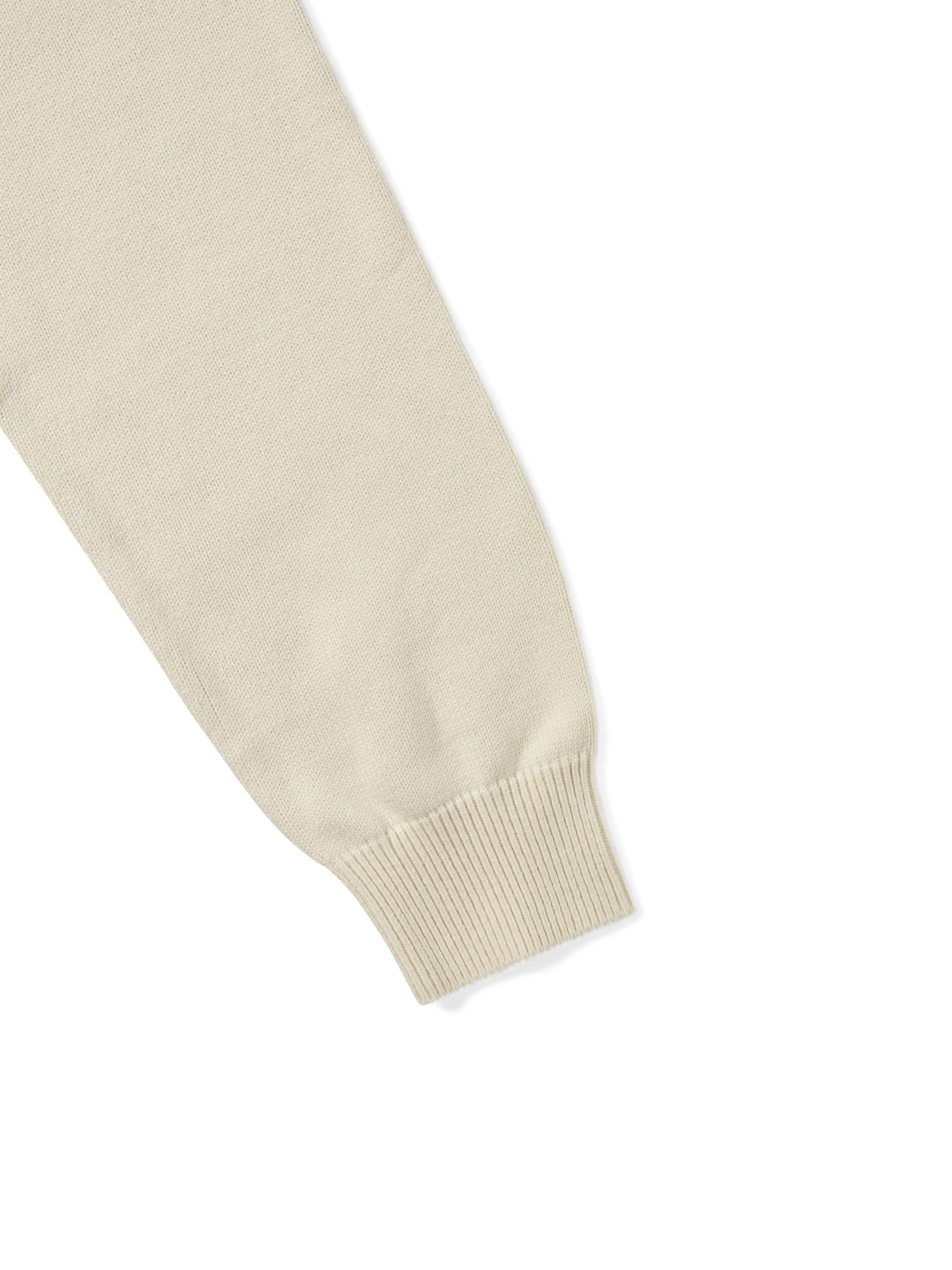 thisisneverthat - Broken Logo Cardigan (Ivory) product image 3 | TRAB K-Fashion Australia
