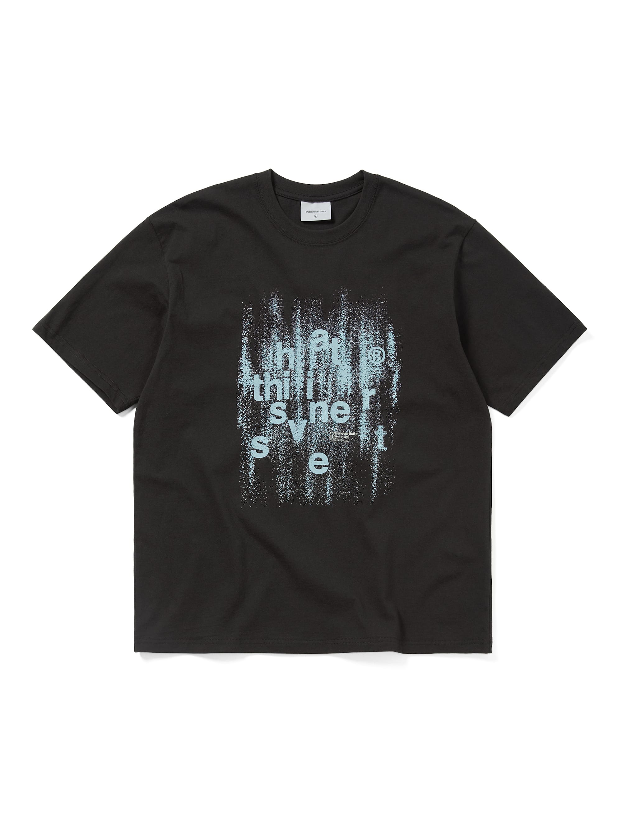 thisisneverthat - Brushed Paint Tee (Black) product image 1 | TRAB K-Fashion Australia