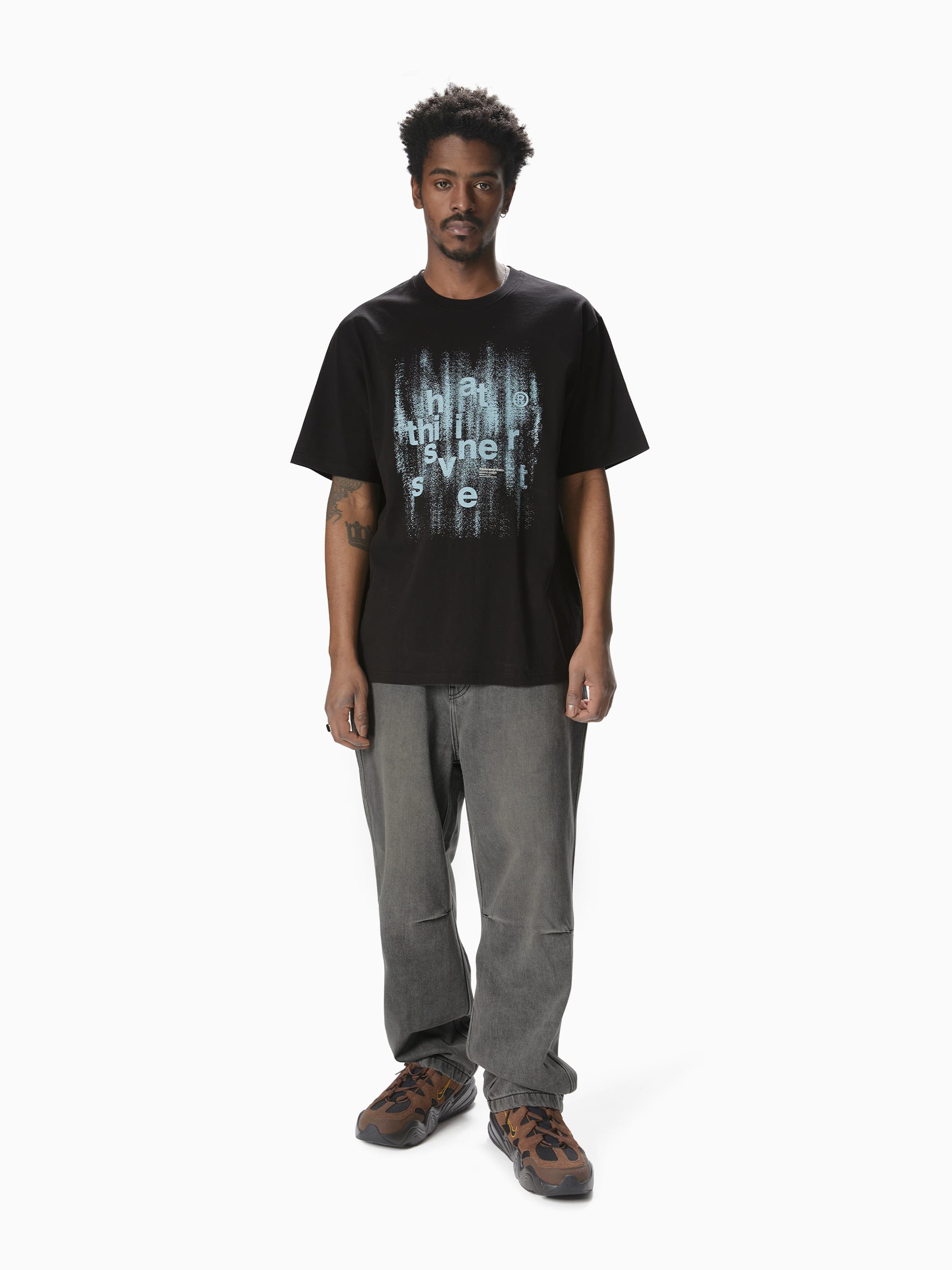 thisisneverthat - Brushed Paint Tee (Black) product image 4 | TRAB K-Fashion Australia