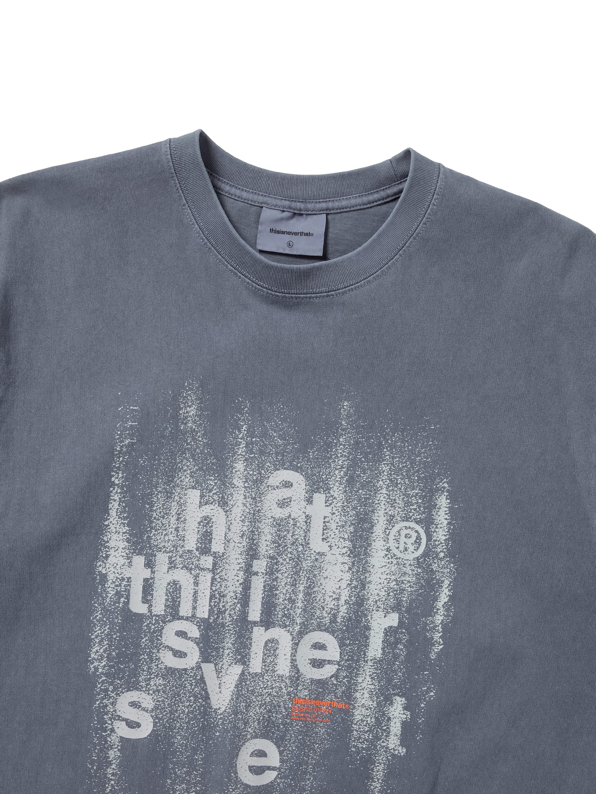 thisisneverthat - Brushed Paint Tee (Ink) product image 2 | TRAB K-Fashion Australia