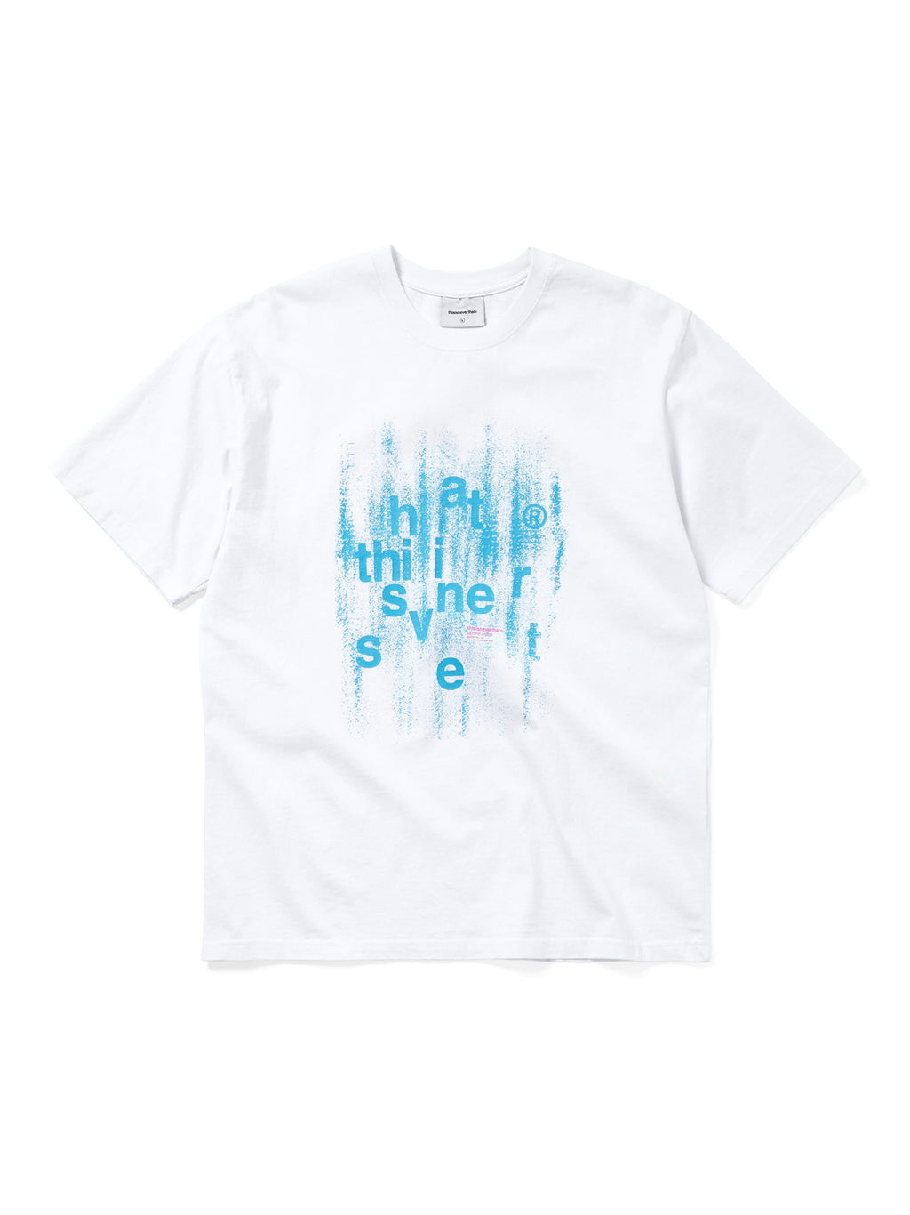 thisisneverthat - Brushed Paint Tee (White) product image 1 | TRAB K-Fashion Australia