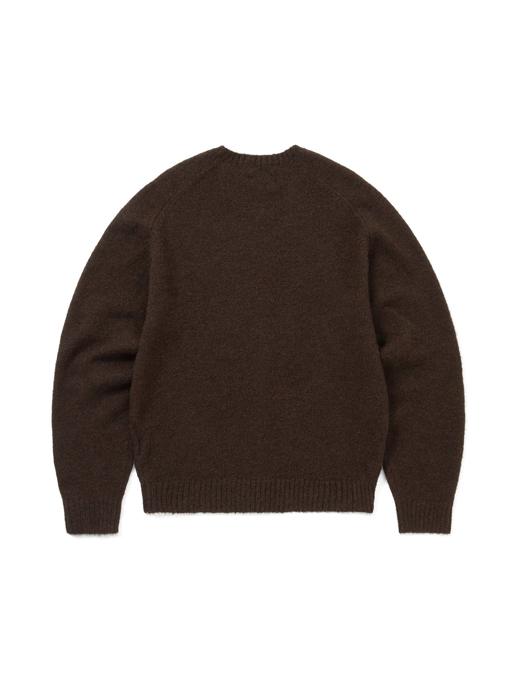 thisisneverthat - Brushed V Neck Knit Sweater (Brown) product image 3 | TRAB K-Fashion Australia