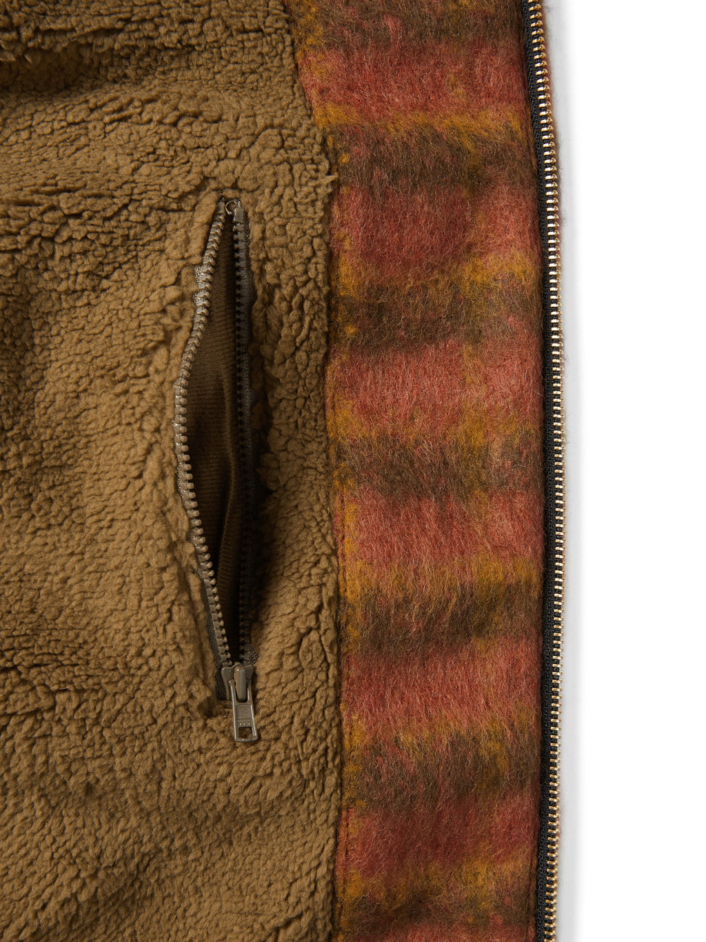 thisisneverthat - Brushed Wool Check Jacket (Dark Pink) product image 3 | TRAB K-Fashion Australia