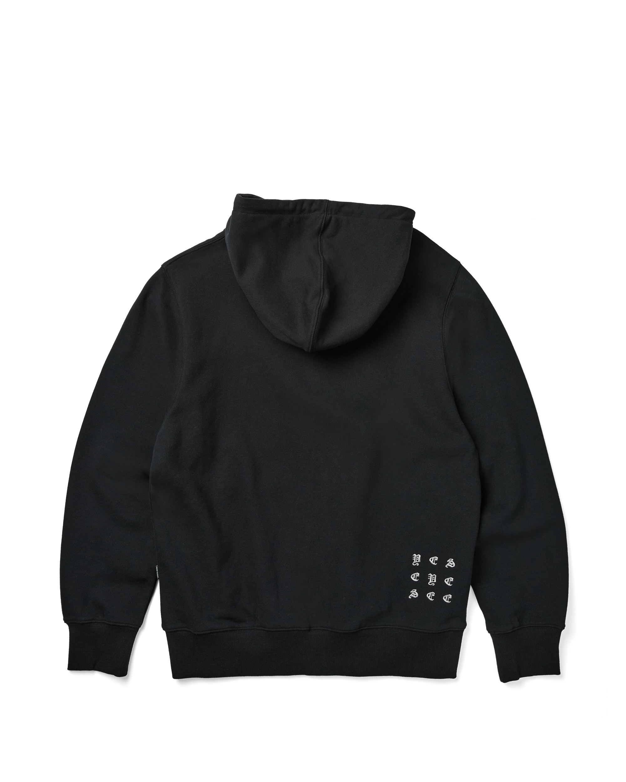yeseyesee - Bullet Holes Zip-Up Hoodie (Black) product image 2 | TRAB K-Fashion Australia
