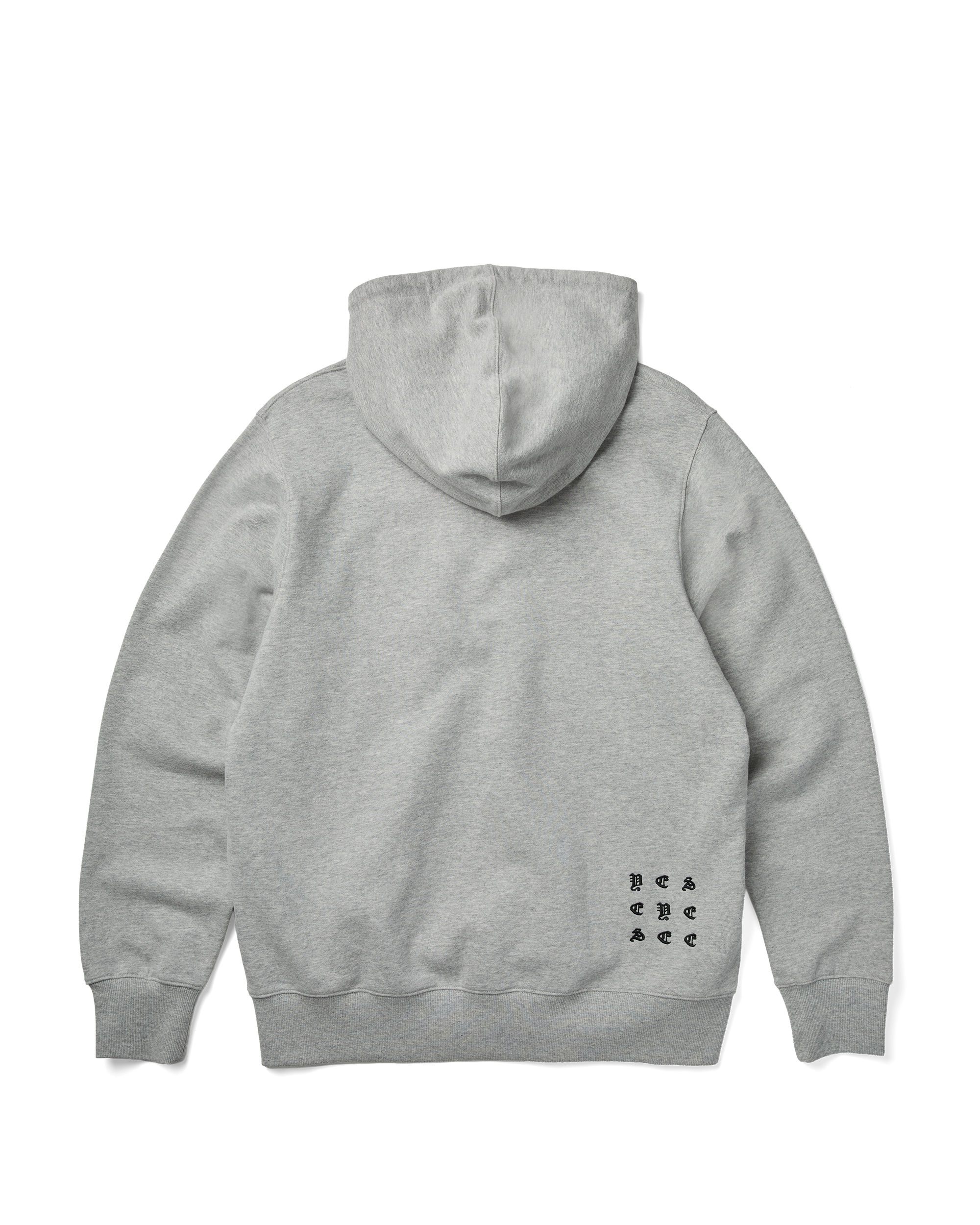 yeseyesee - Bullet Holes Zip-Up Hoodie (Grey) product image 2 | TRAB K-Fashion Australia