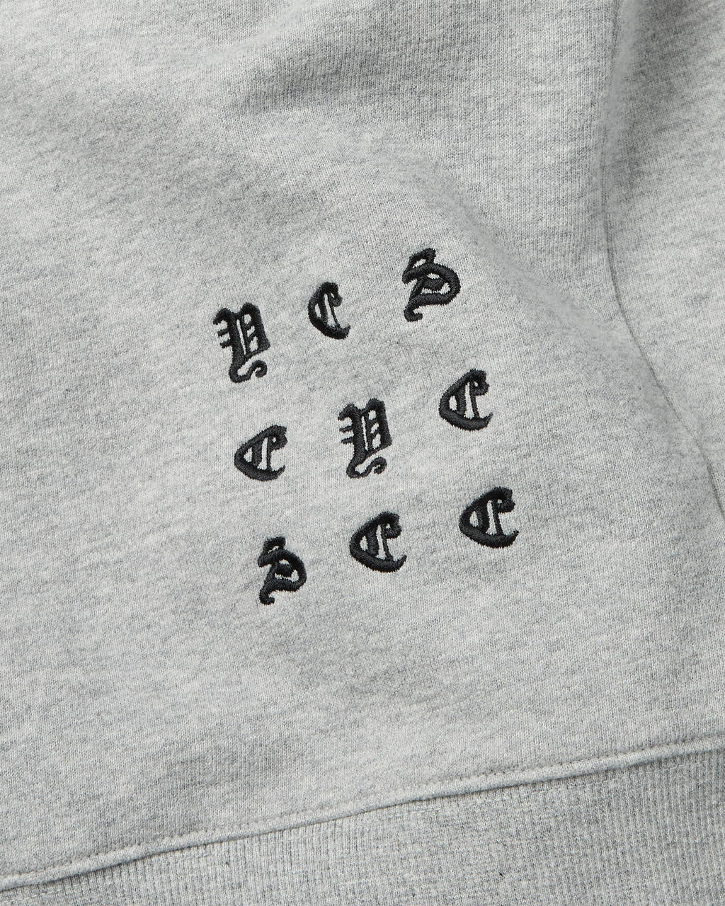 yeseyesee - Bullet Holes Zip-Up Hoodie (Grey) product image 7 | TRAB K-Fashion Australia