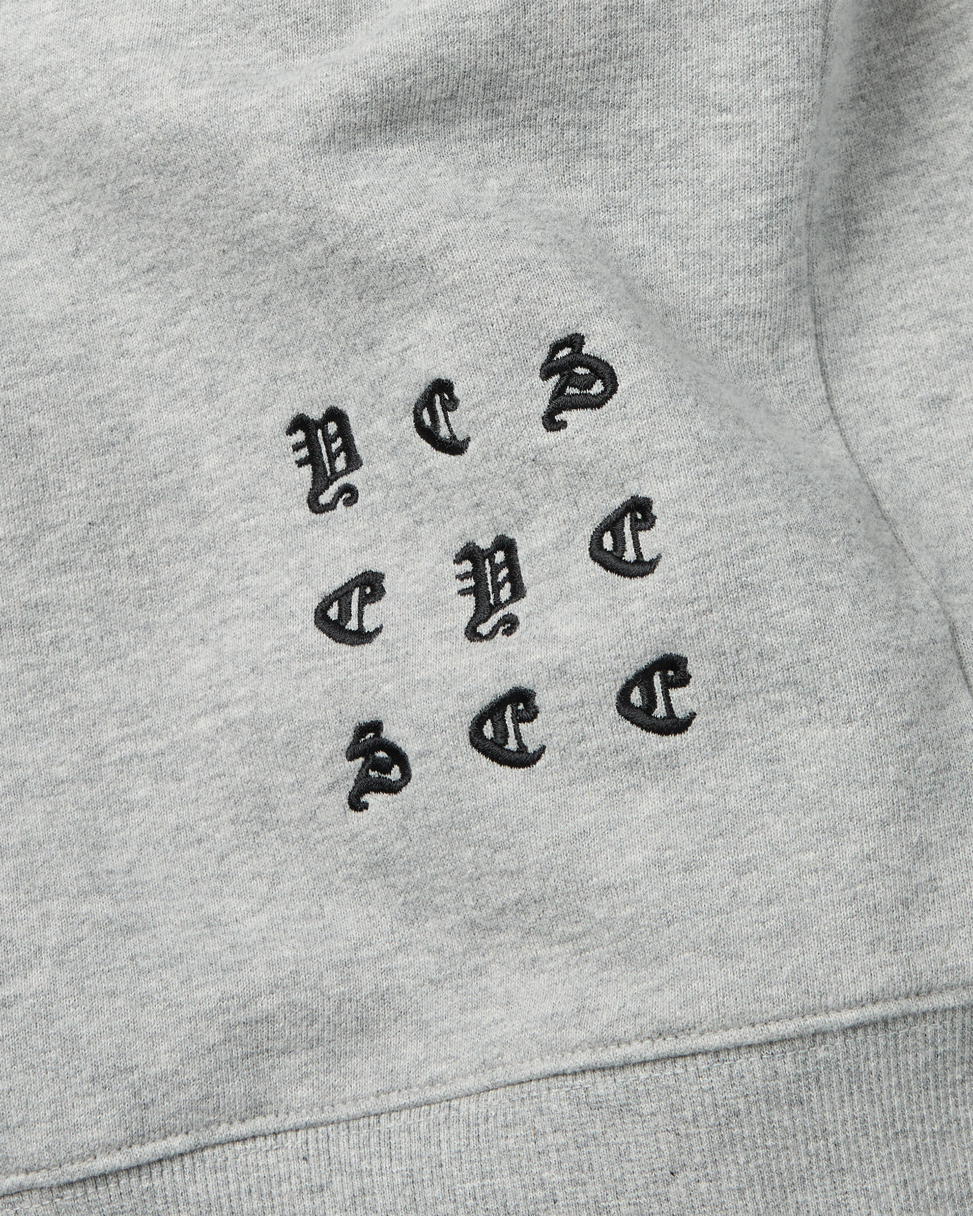 yeseyesee - Bullet Holes Zip-Up Hoodie (Grey) product image 7 | TRAB K-Fashion Australia