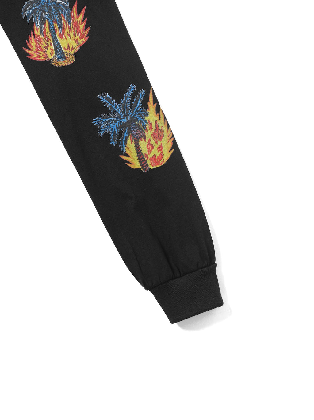 thisisneverthat - Burning Palm Tree L/S Tee (Off Black) product image 4 | TRAB K-Fashion Australia