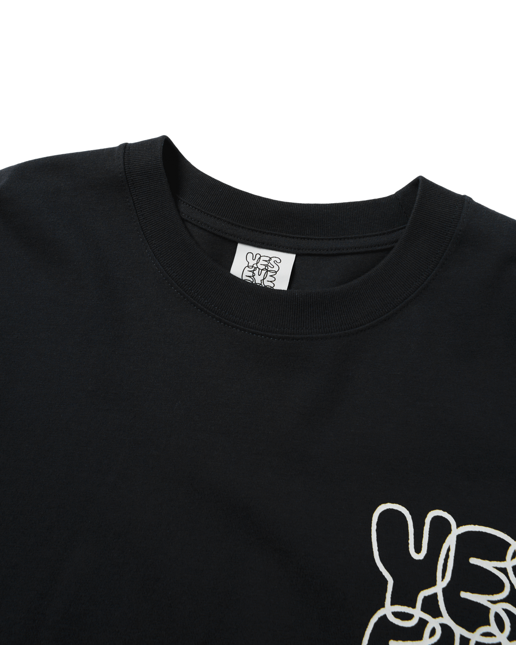 yeseyesee - C-Logo L/S (Black) product image 3 | TRAB K-Fashion Australia