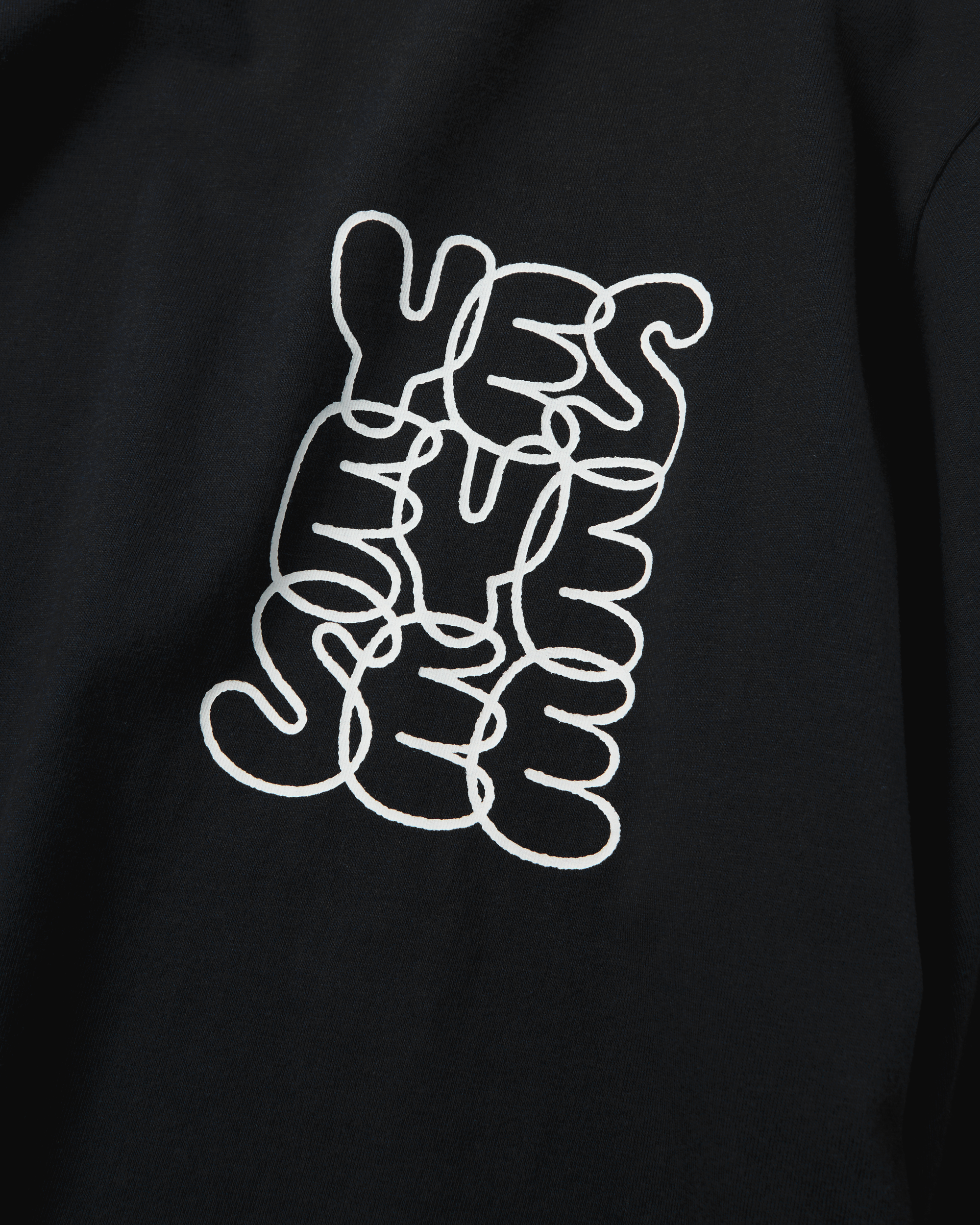 yeseyesee - C-Logo L/S (Black) product image 4 | TRAB K-Fashion Australia