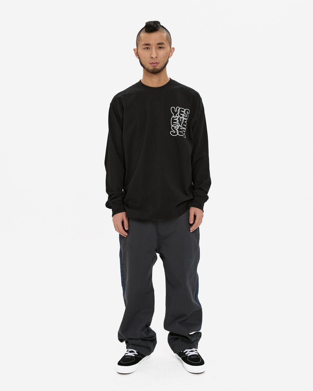yeseyesee - C-Logo L/S (Black) product image 7 | TRAB K-Fashion Australia