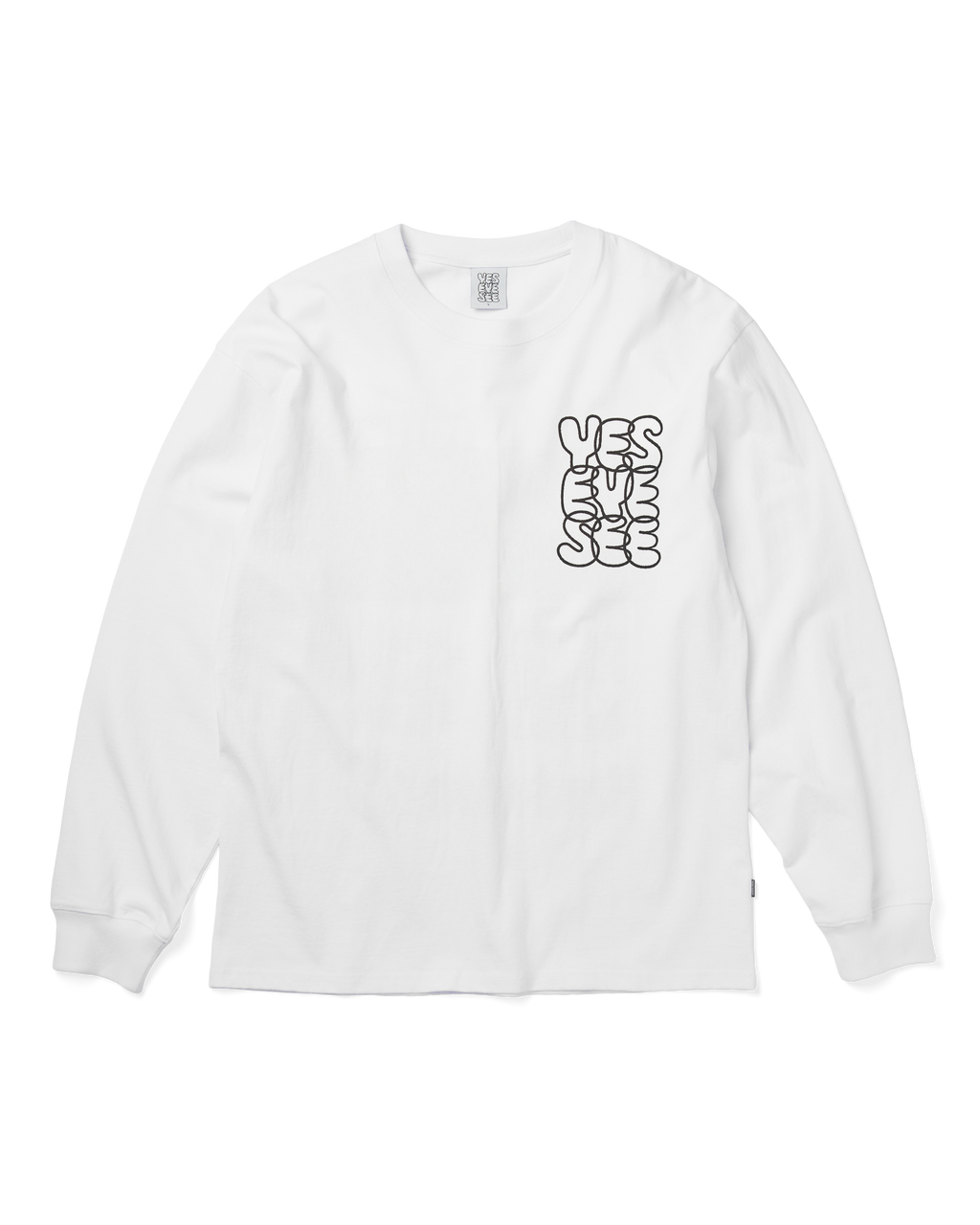 yeseyesee - C-Logo L/S (White) product image 1 | TRAB K-Fashion Australia